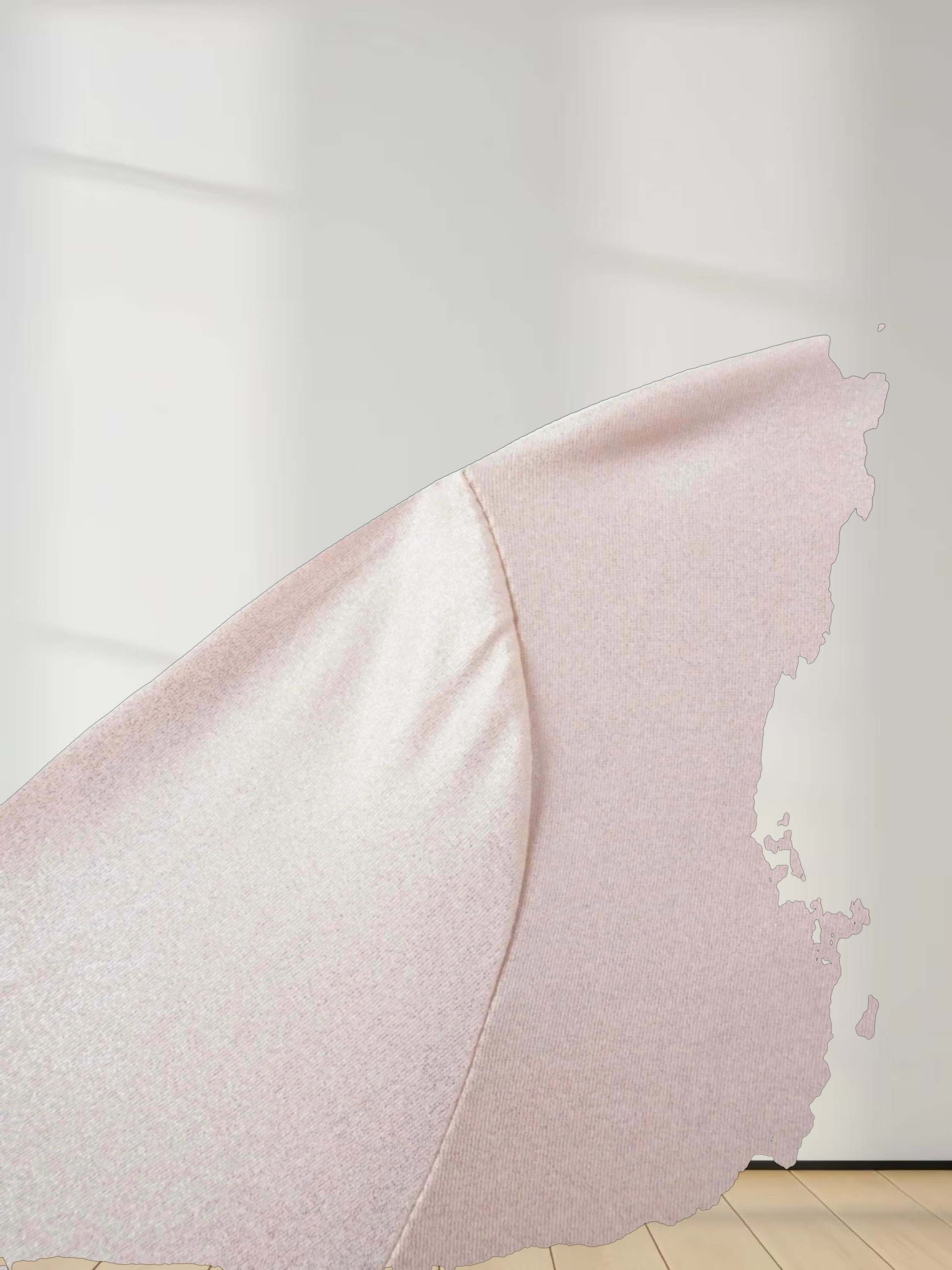 Shimmer Turtleneck-Cream/Silver