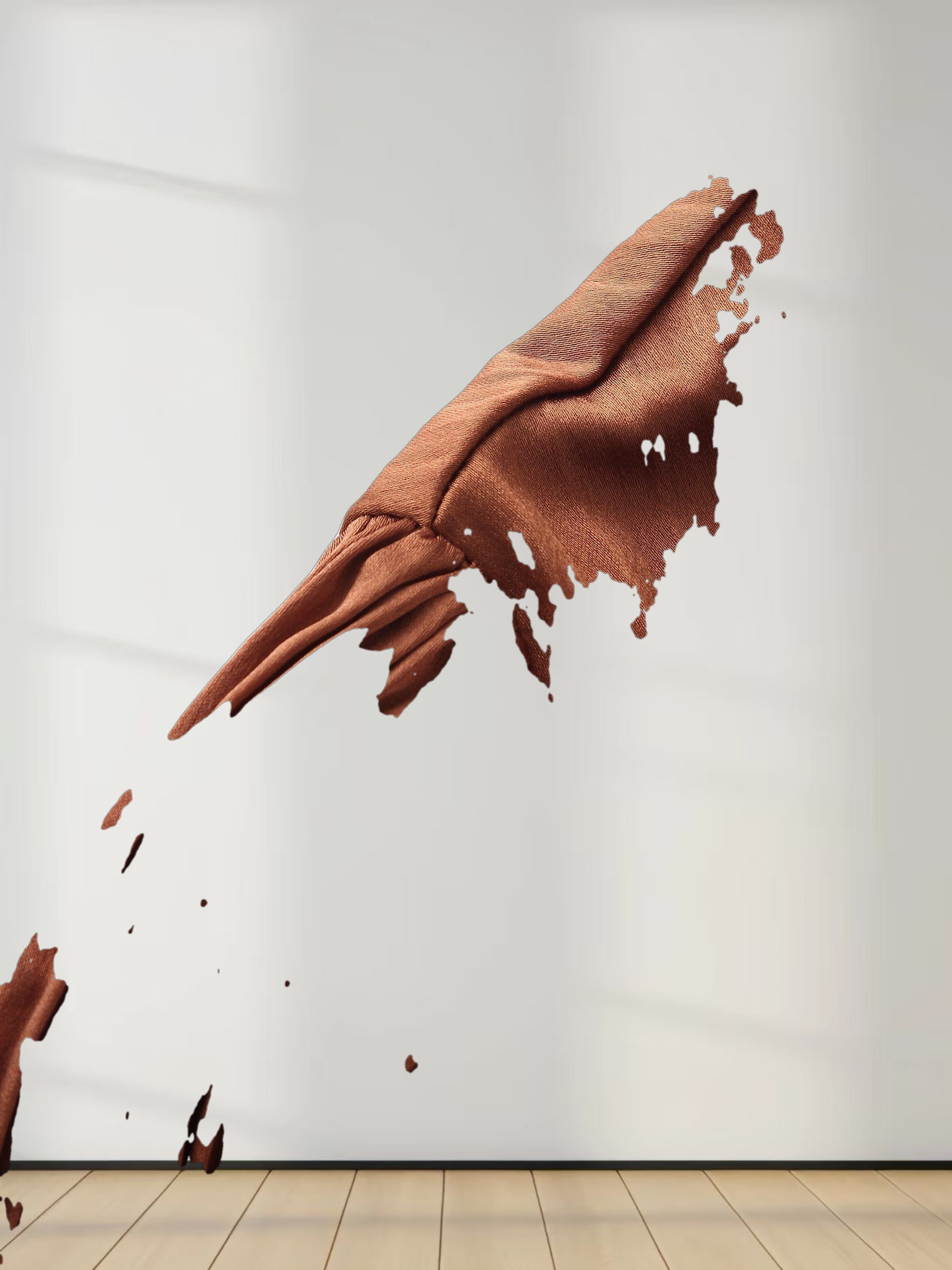 Micro Pleat Dress-Bronze