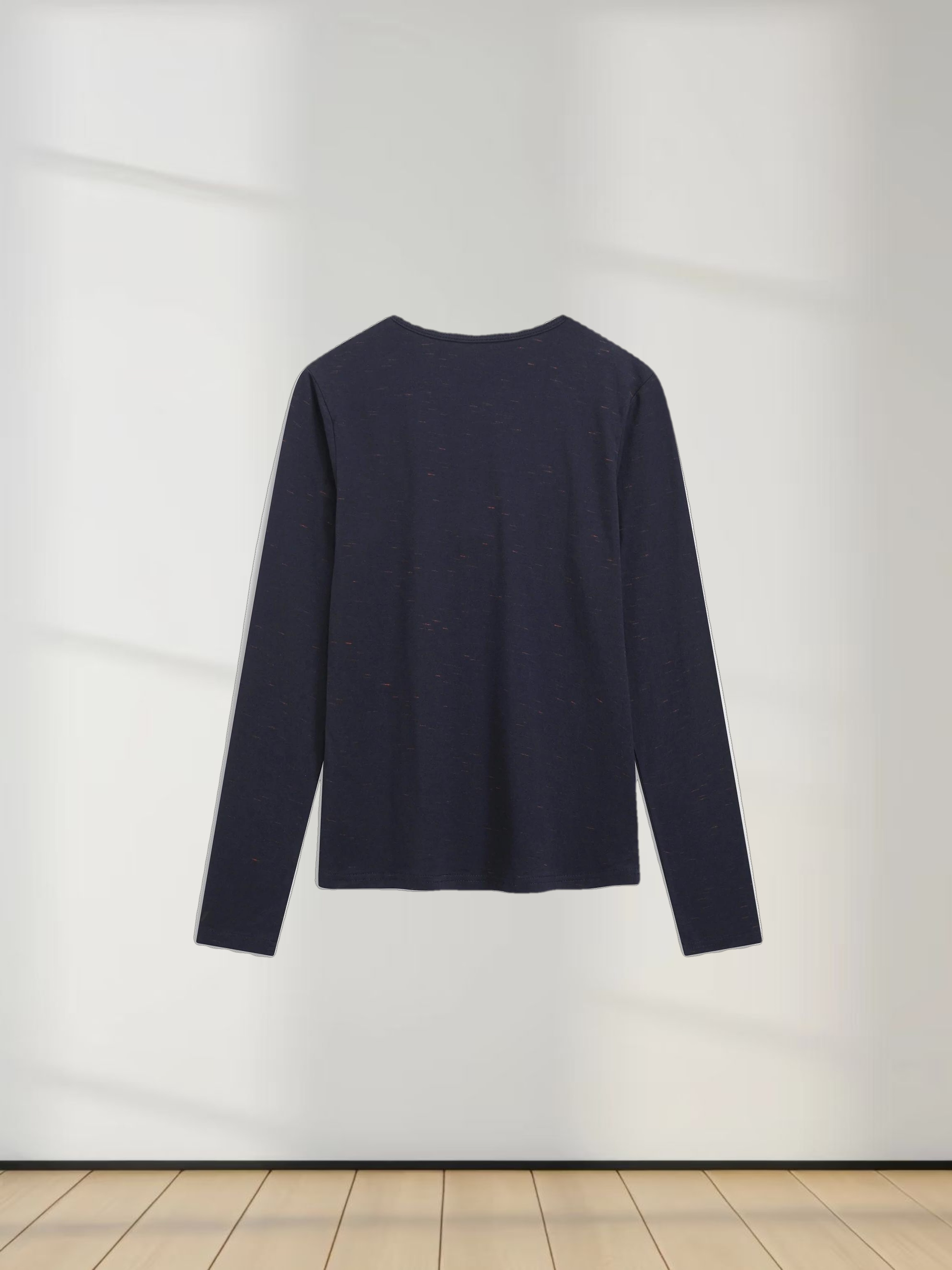 Spaced Dyed Tee-Black