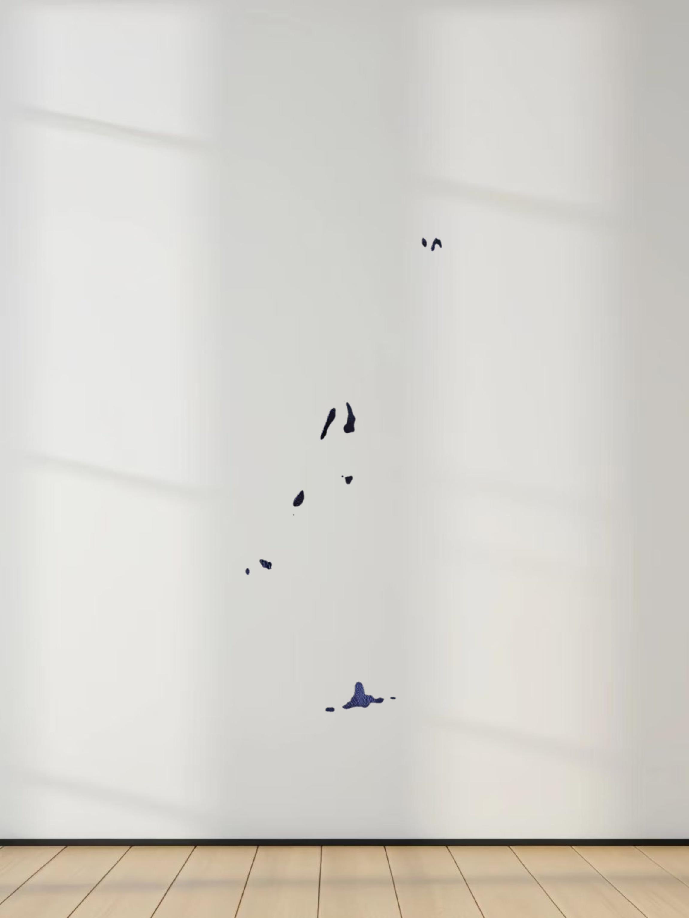 Collared A-Line Shirtdress-Navy