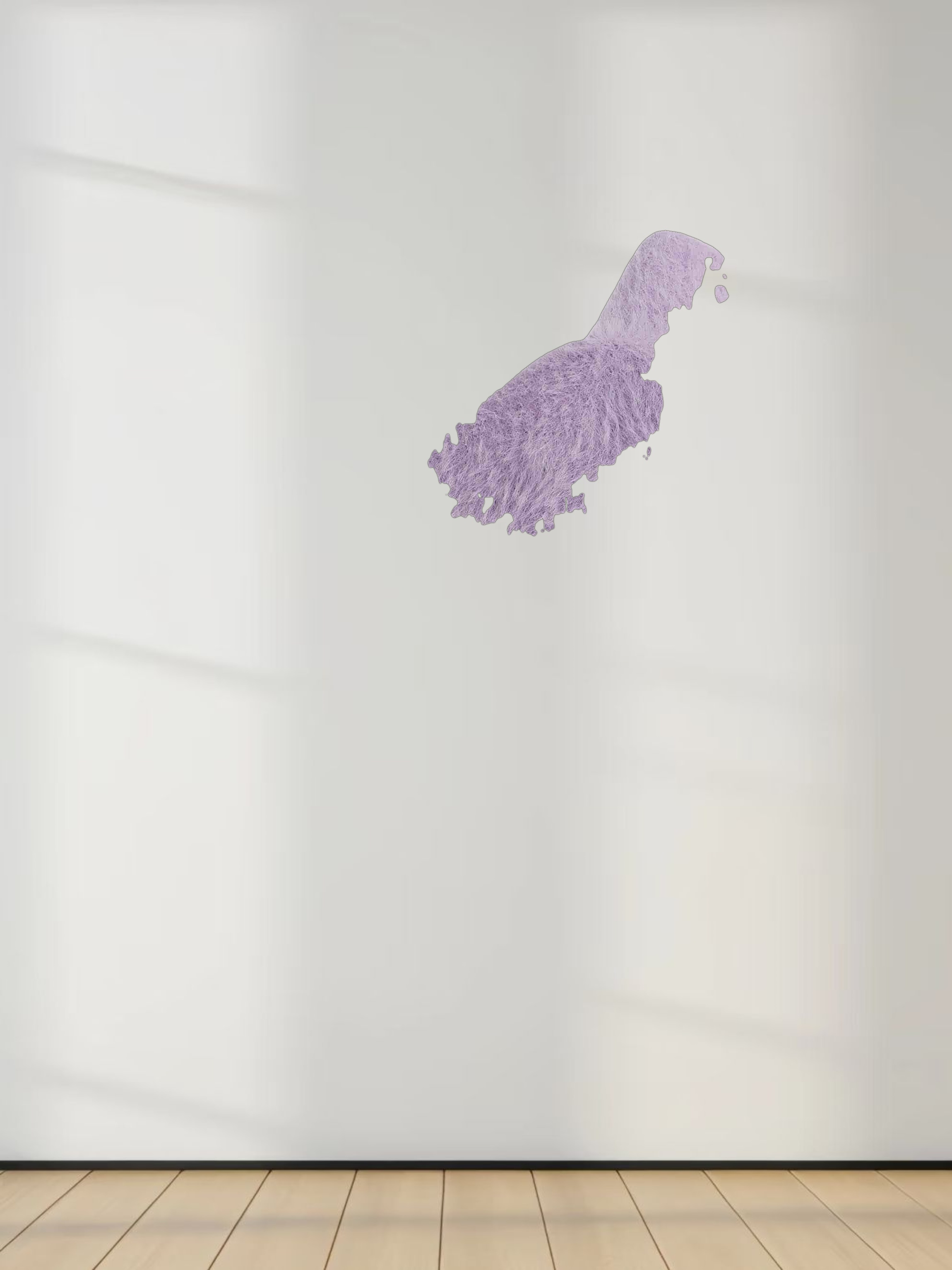 Mohair Shawl Collar Cardigan-Lavander