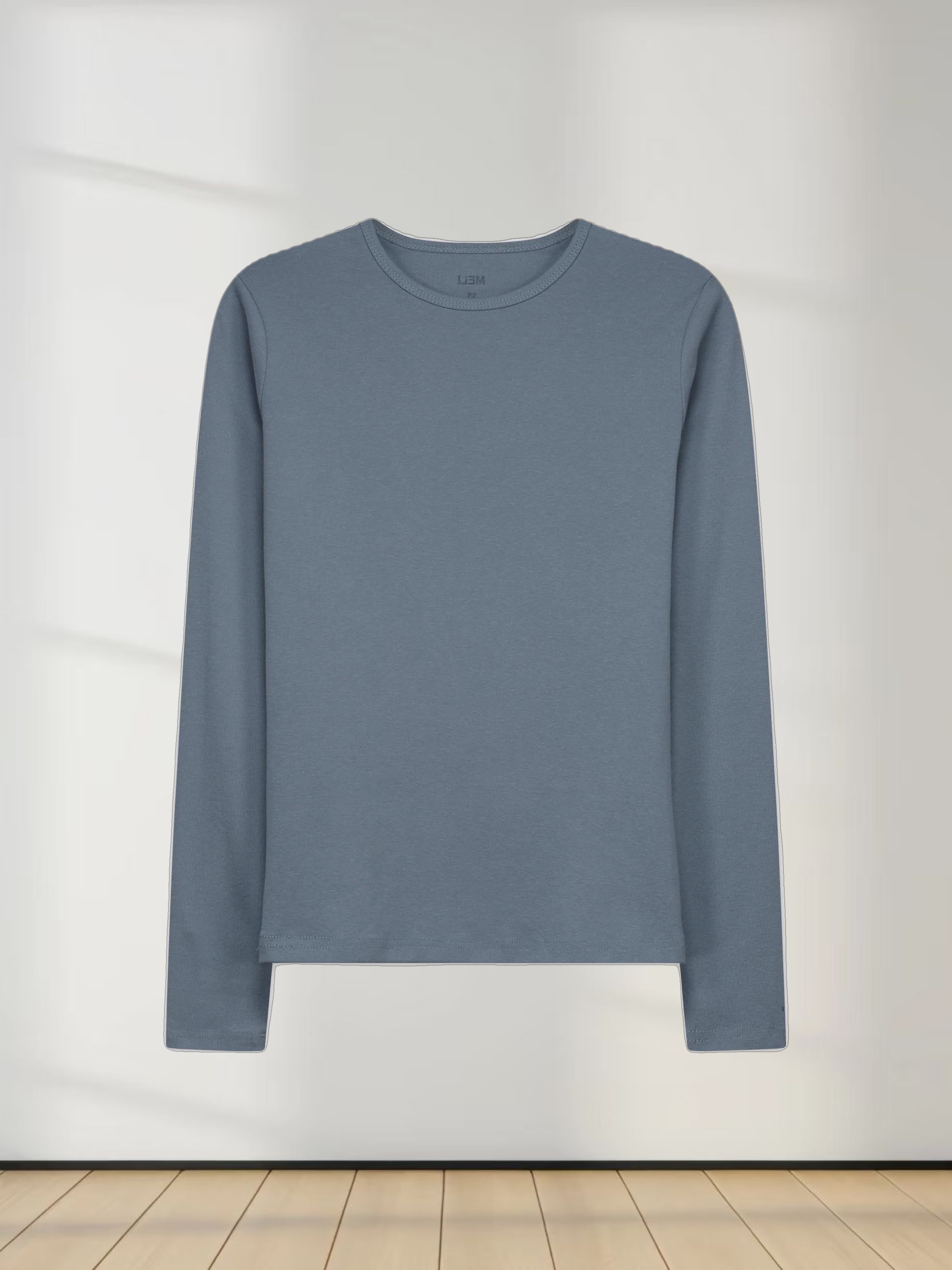 CLASSIC TEE LONG SLEEVE-DENIM BLUE