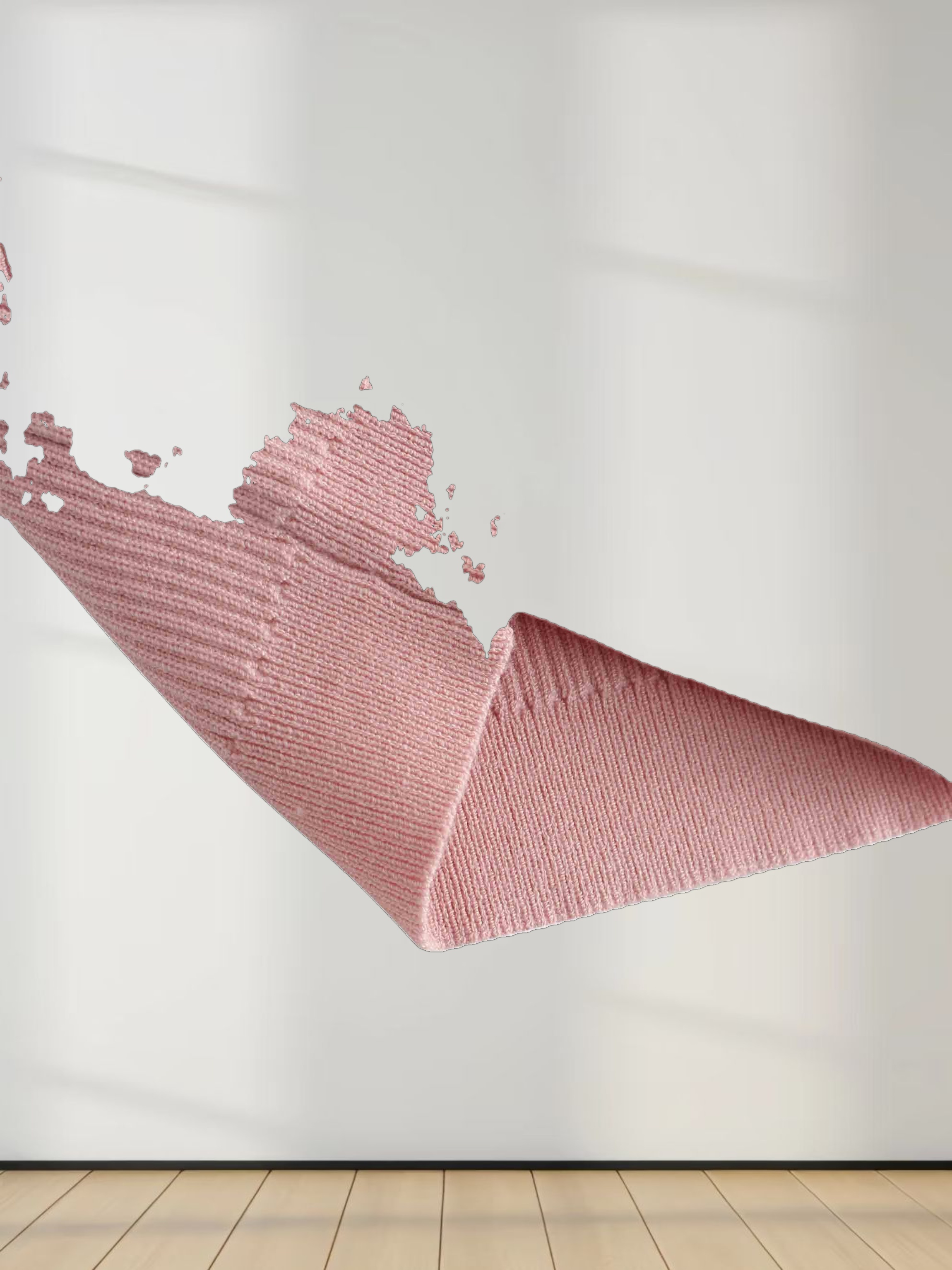 Lace Trimmed Sweater-Blush