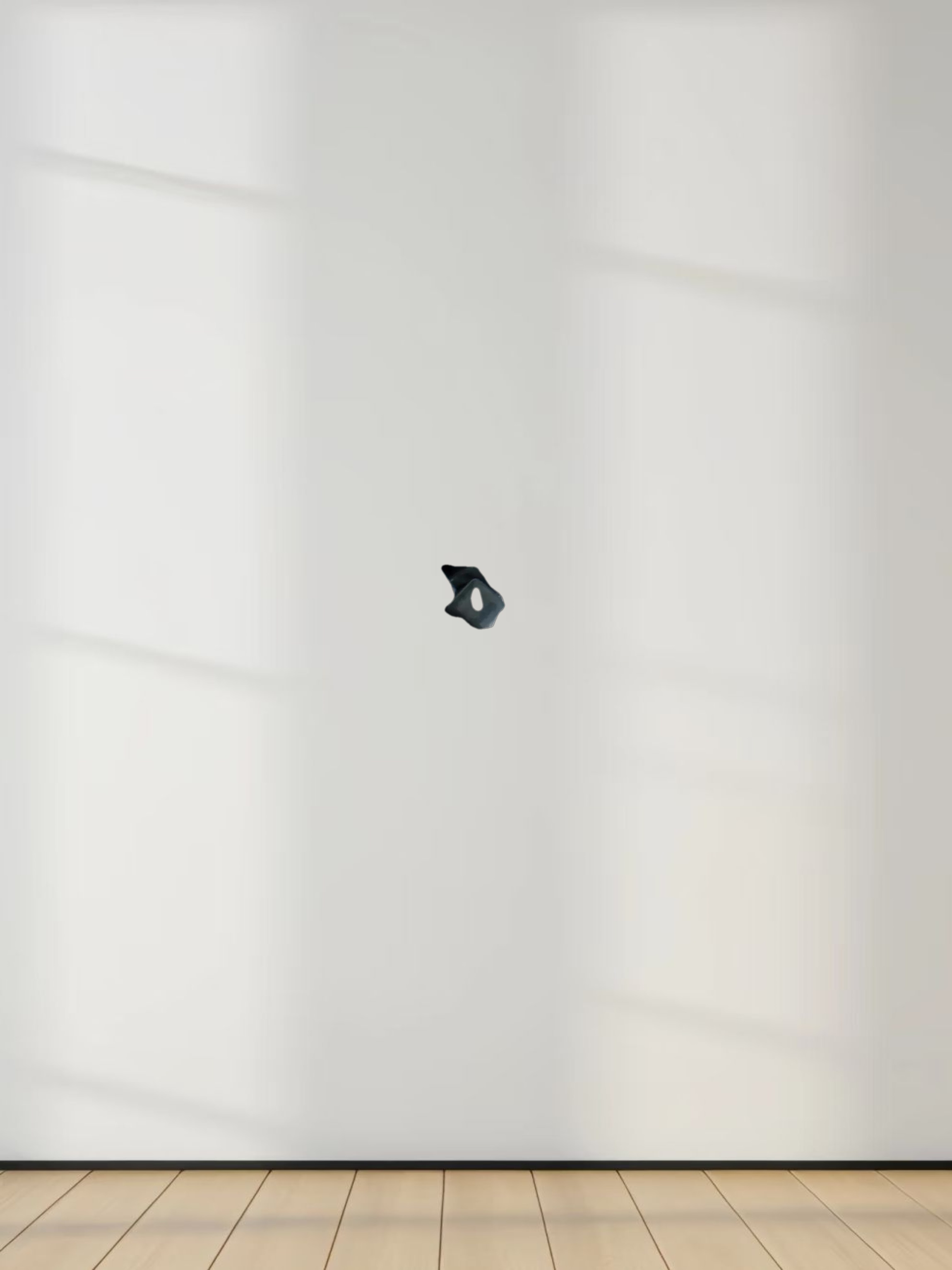 Croc Leather Skirt-Teal