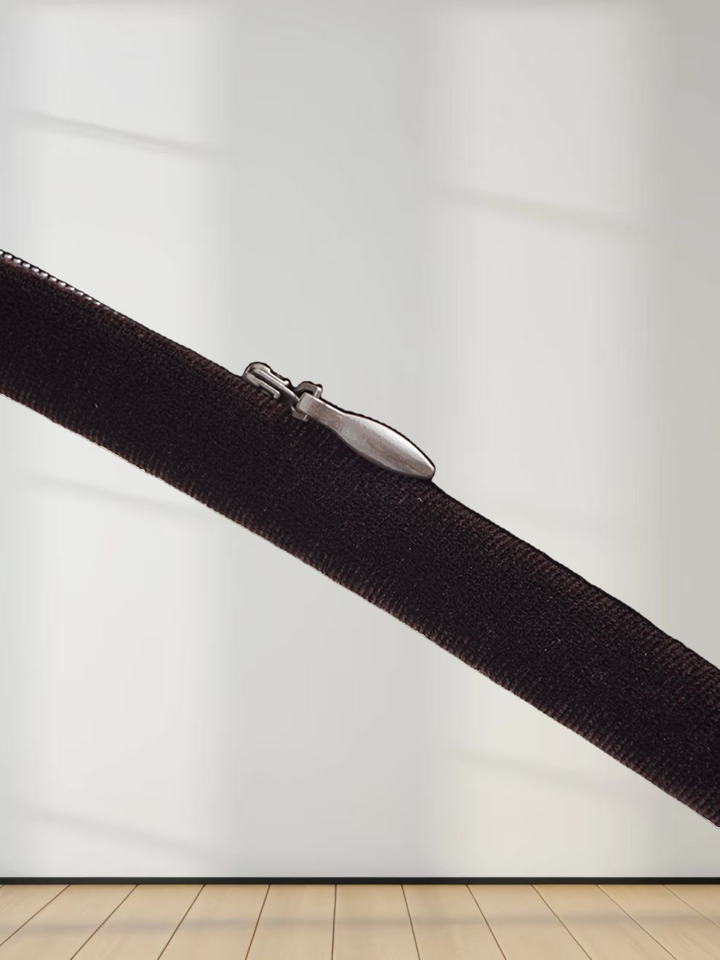 Ombre Velour Slip Dress-Brown