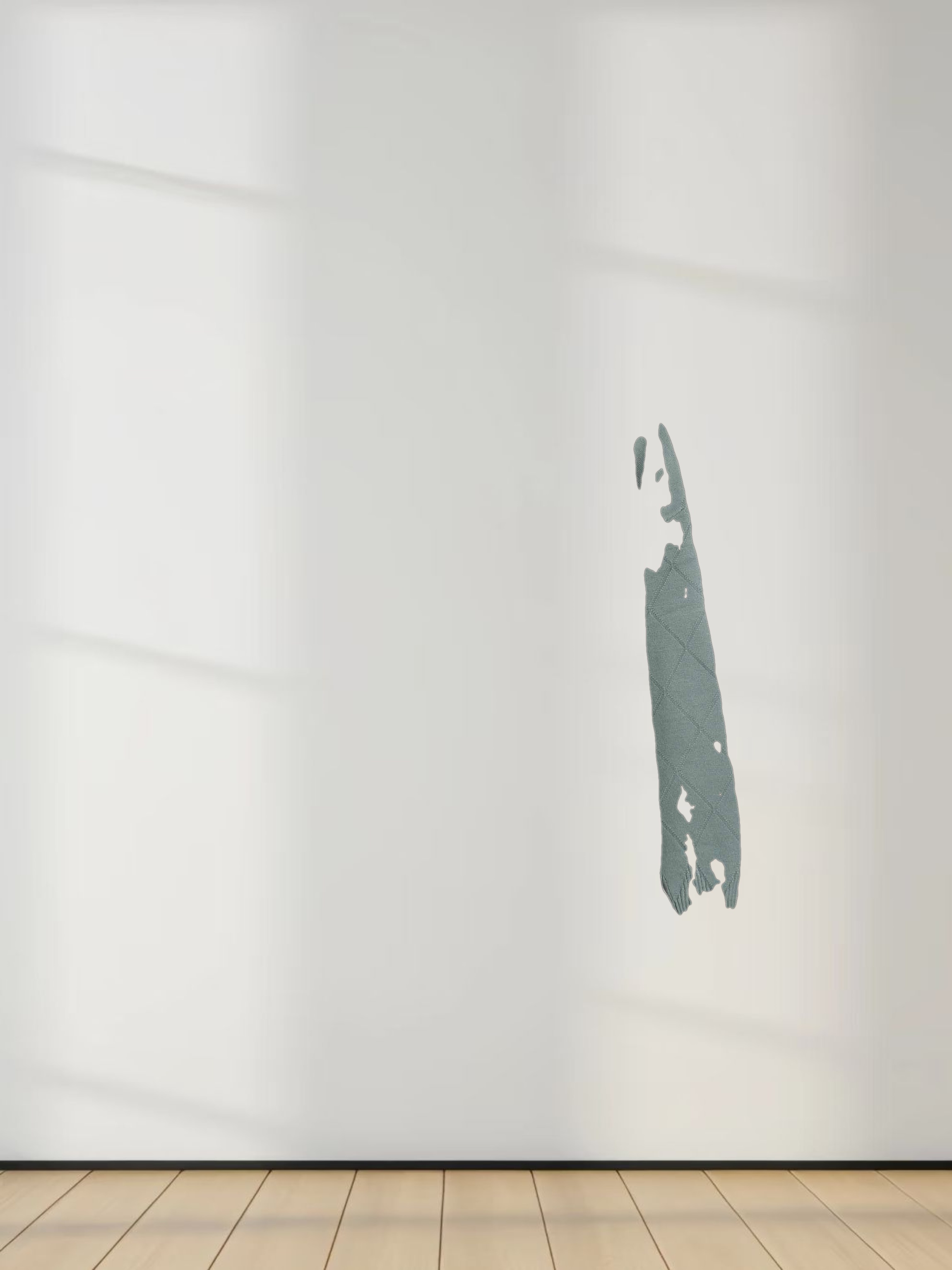 Oversized Diamond Detail Sweater-Seafoam