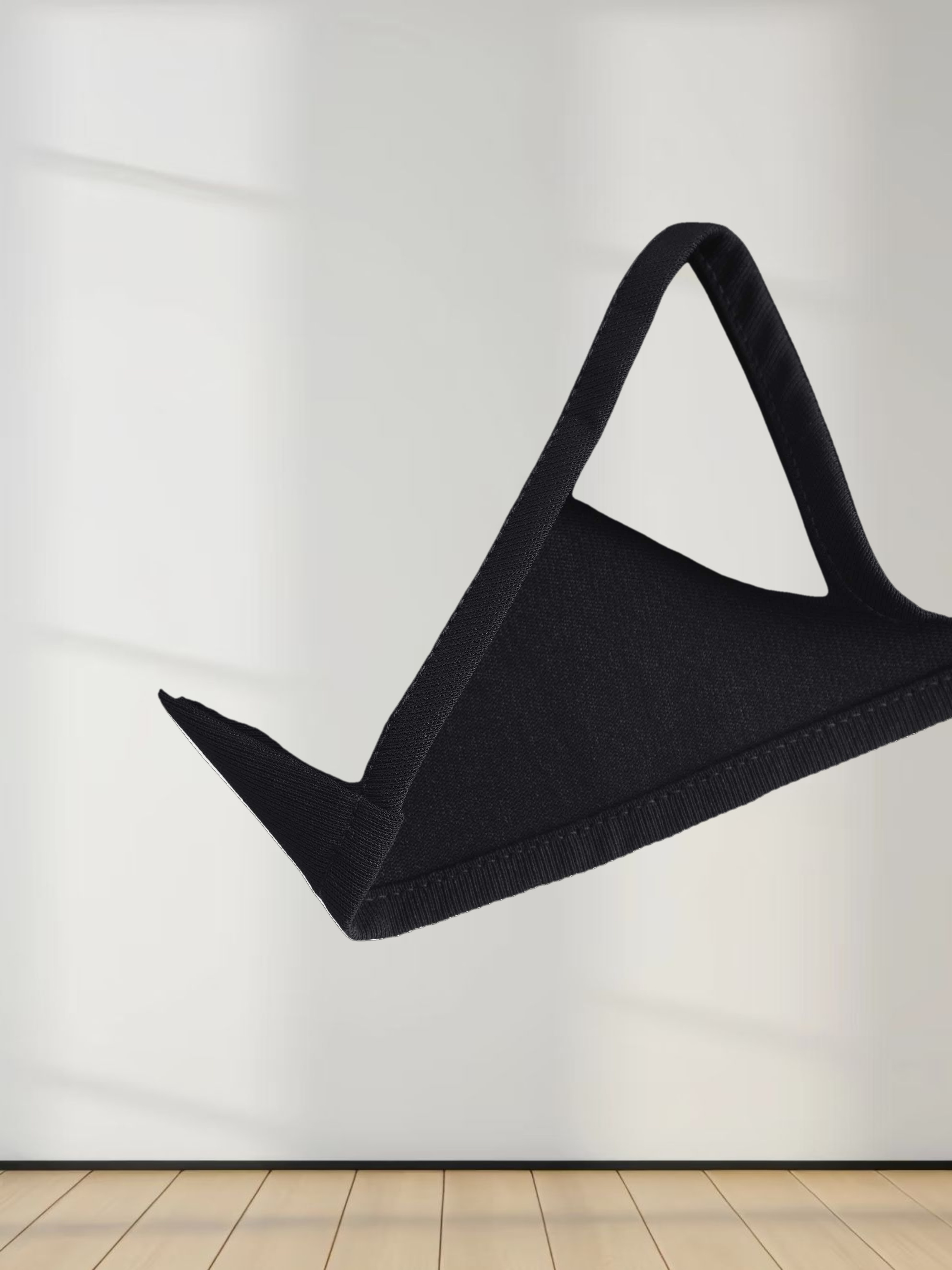 Side Button Dress- Black/Cream Trim