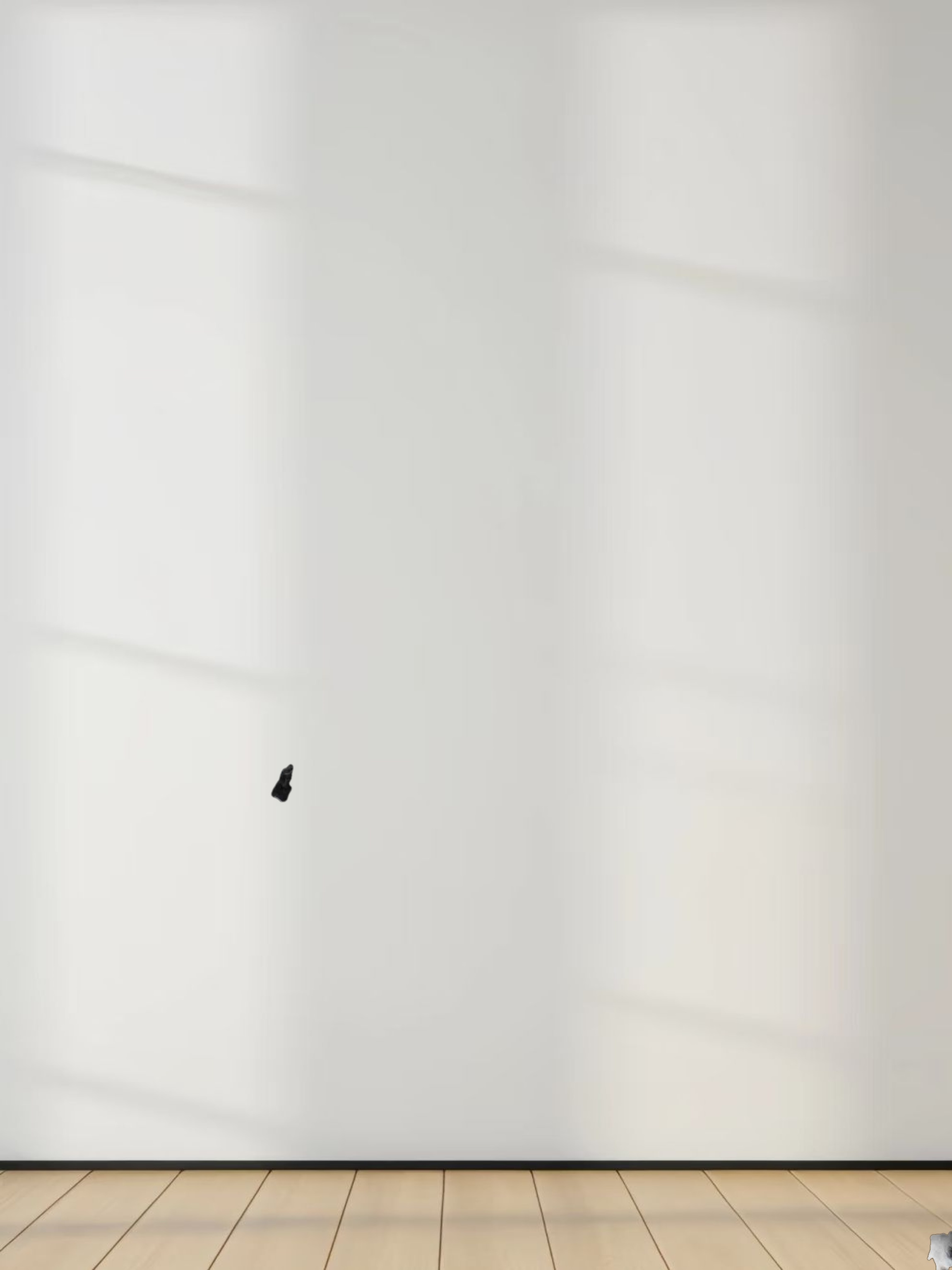 Double Breasted Belted Blazer-Black/White Plaid