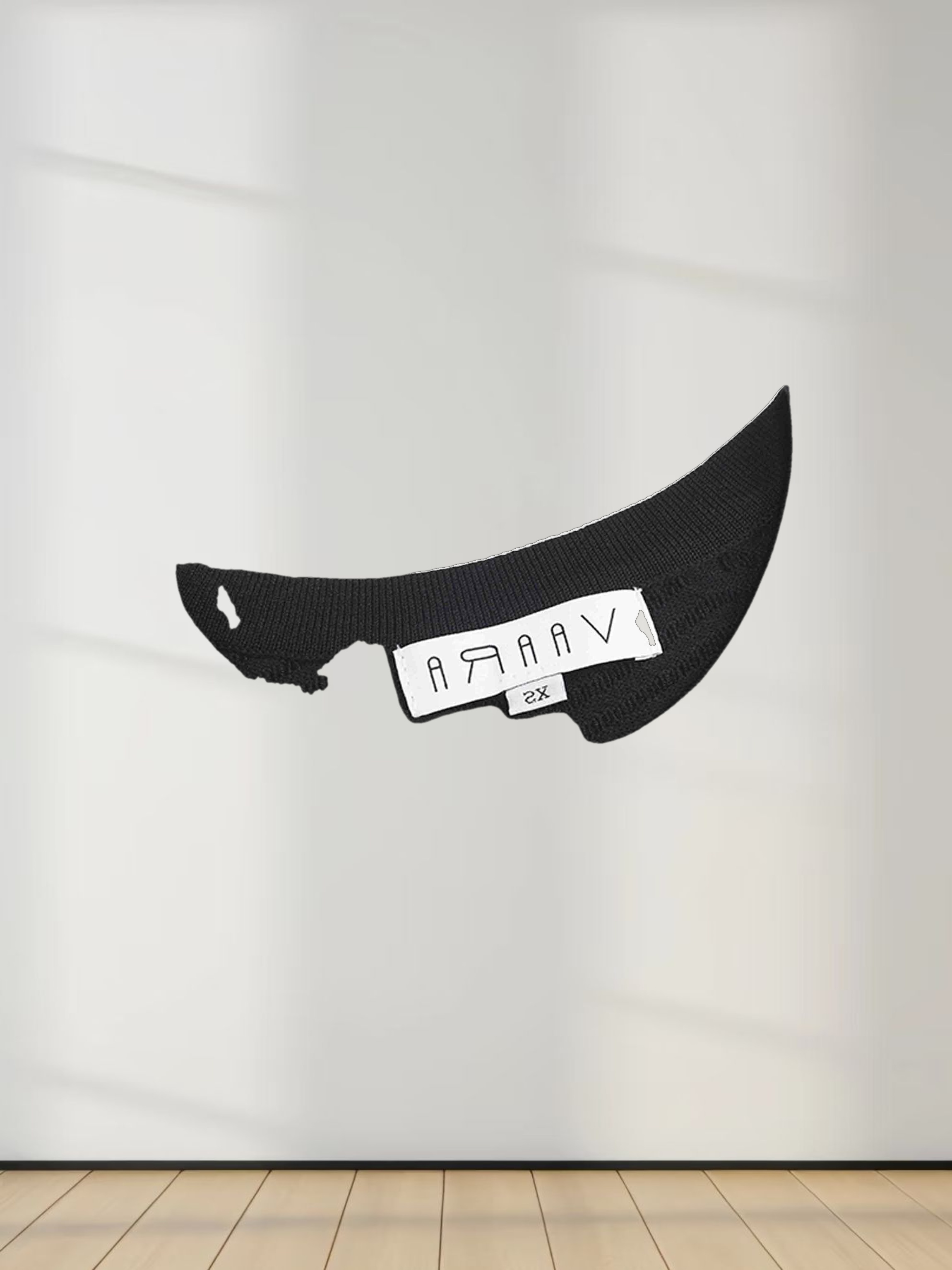 Wave Knit Slip Dress-Black