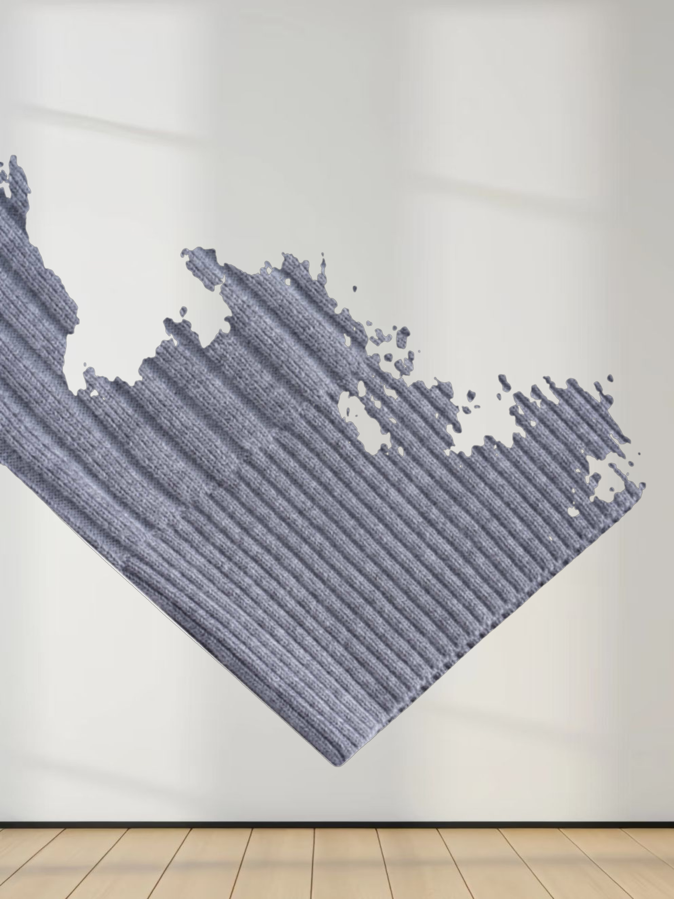 Side Snap Sweater-Grey