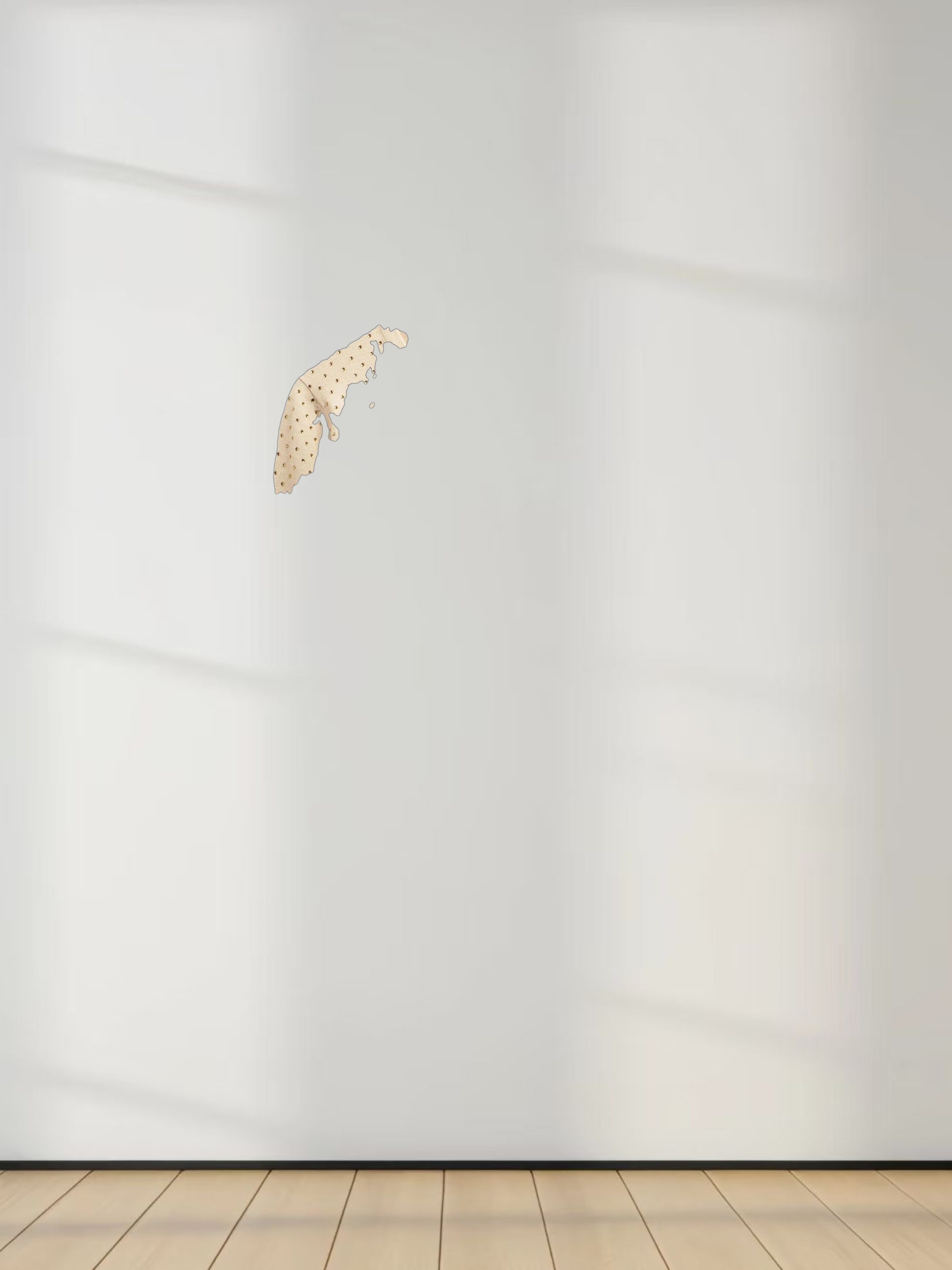 Stone Embellished Crew Cardigan-Vanilla