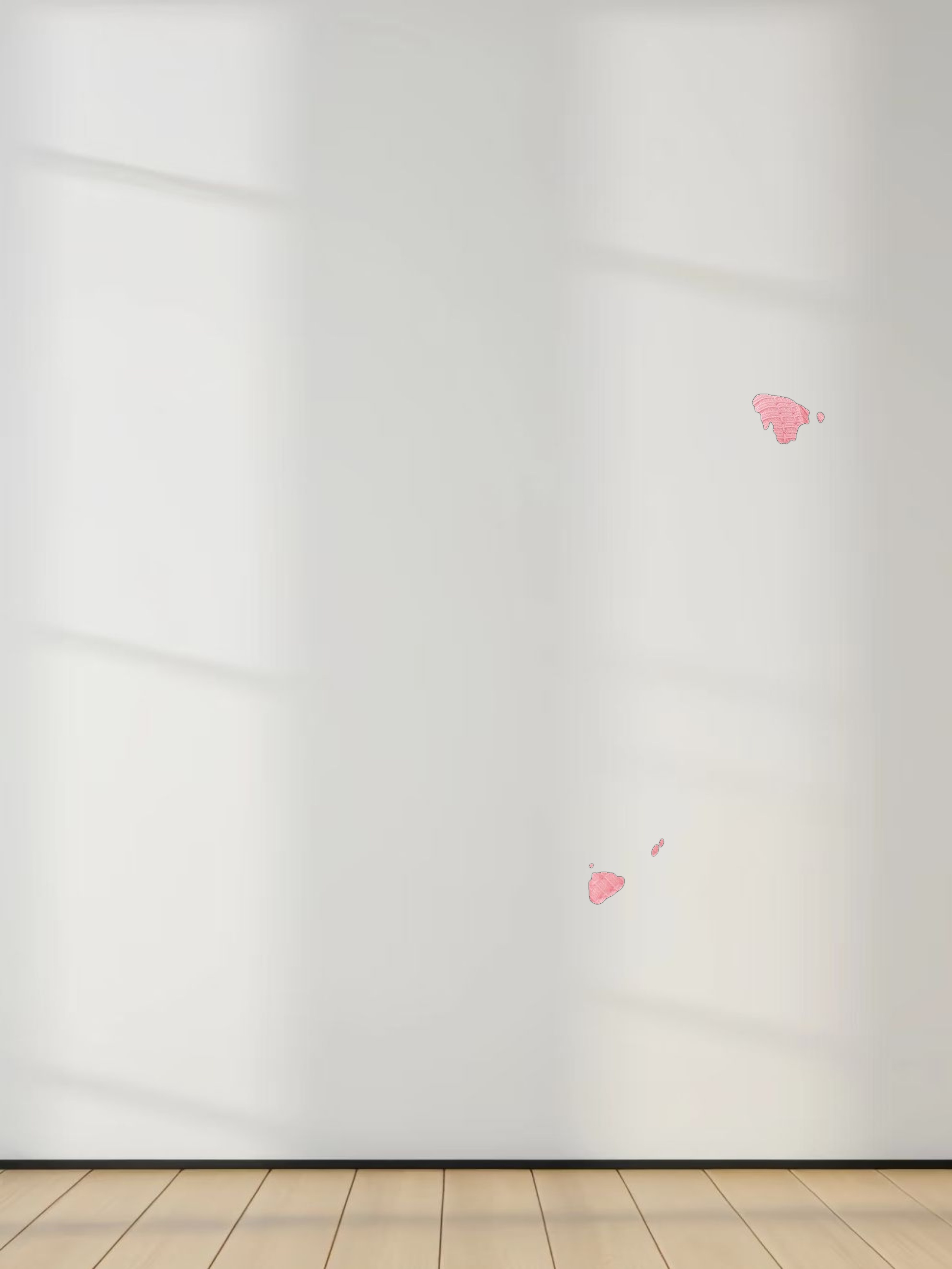 High V Ribbed Tee LS-True Pink