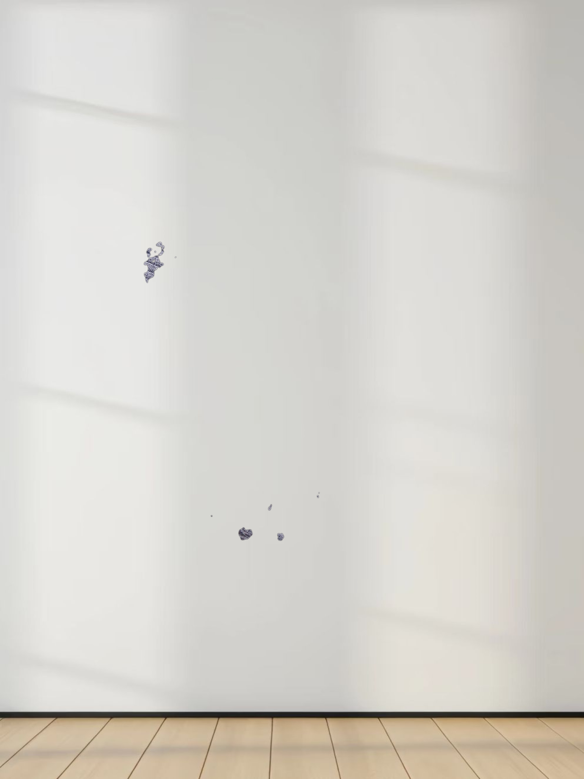 Ribbed Swing Tee-Heathered Navy