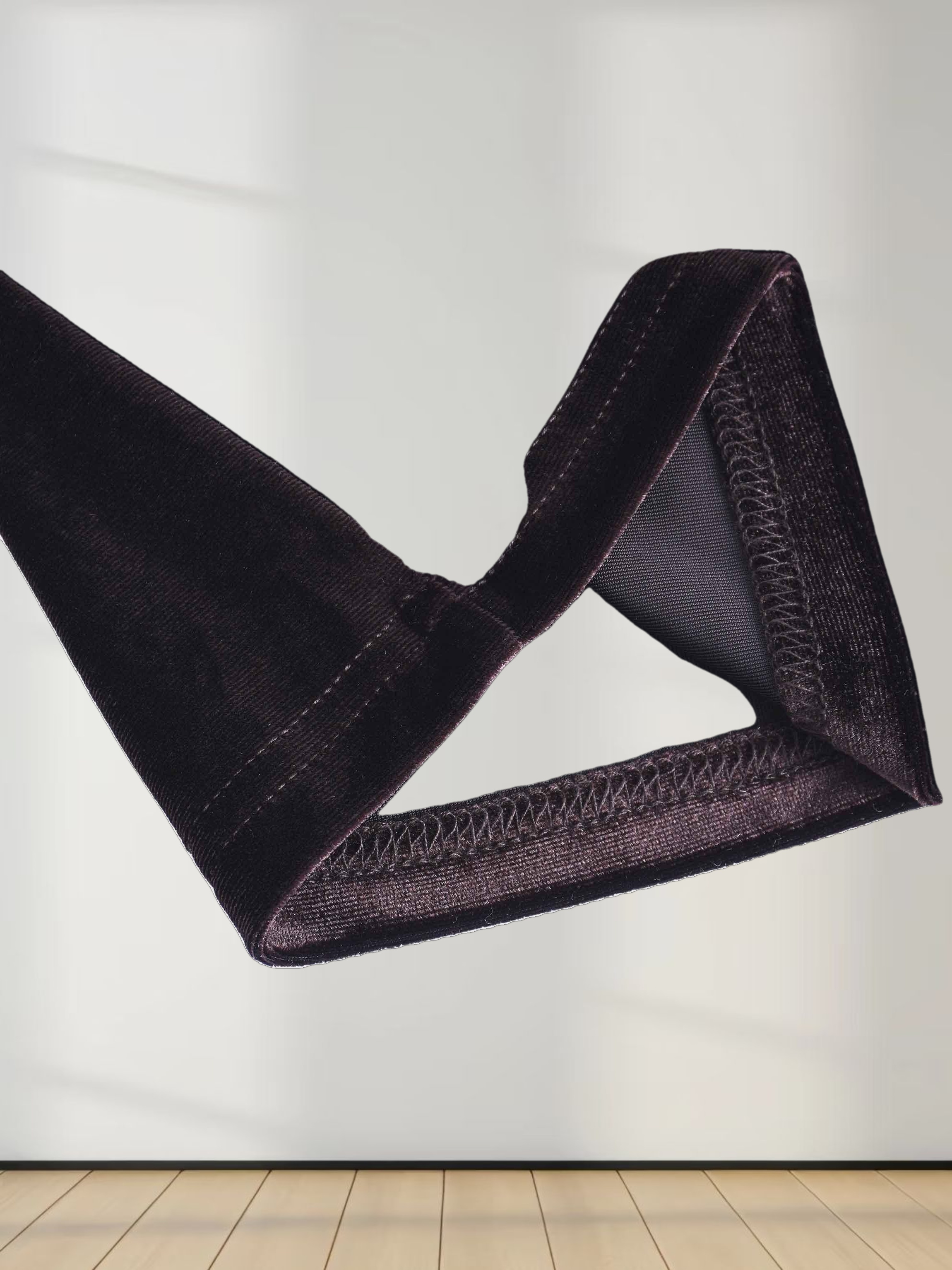 Velour Slip Dress - Brown