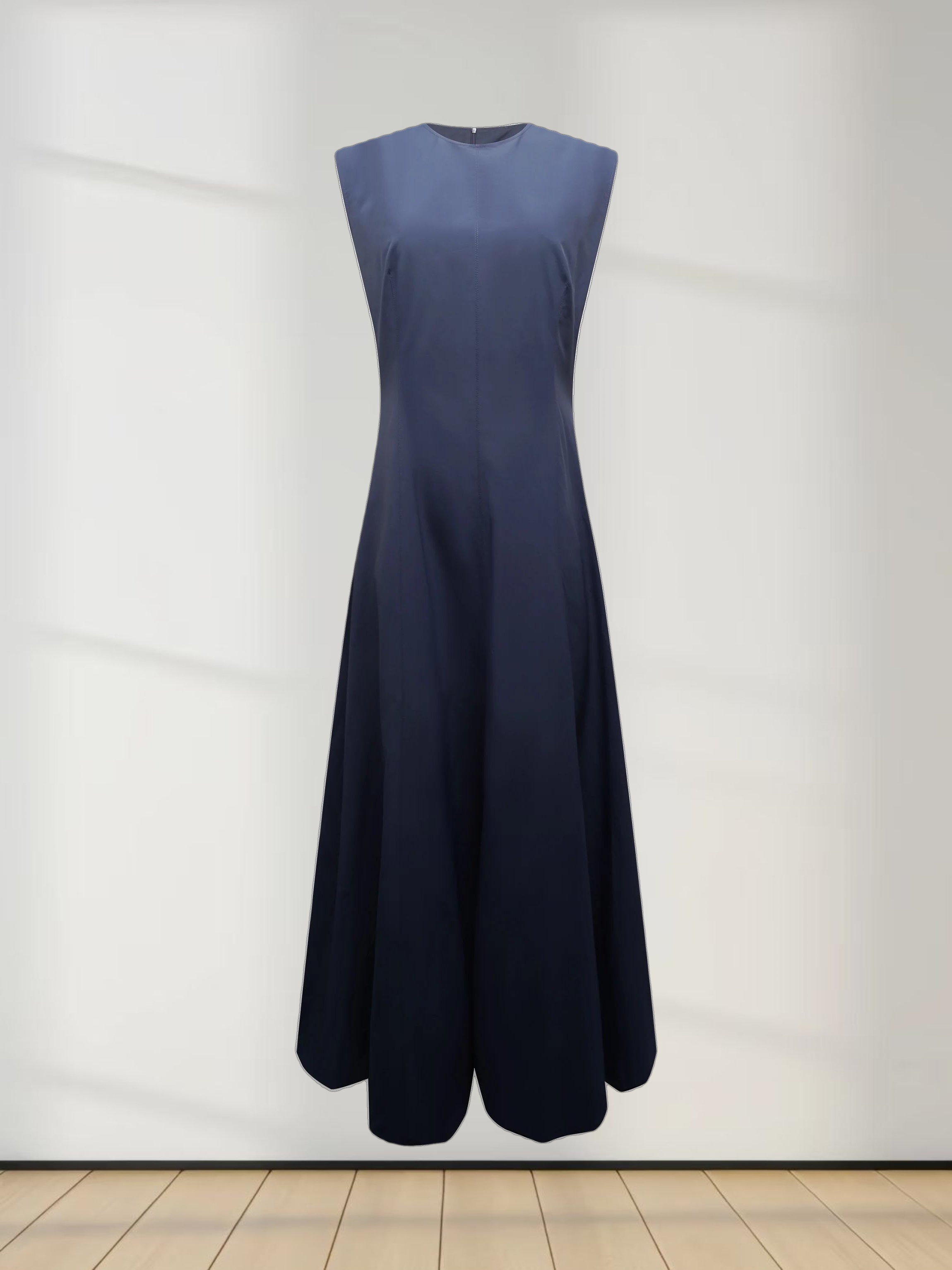 Taffeta Bubble Jumper-Navy