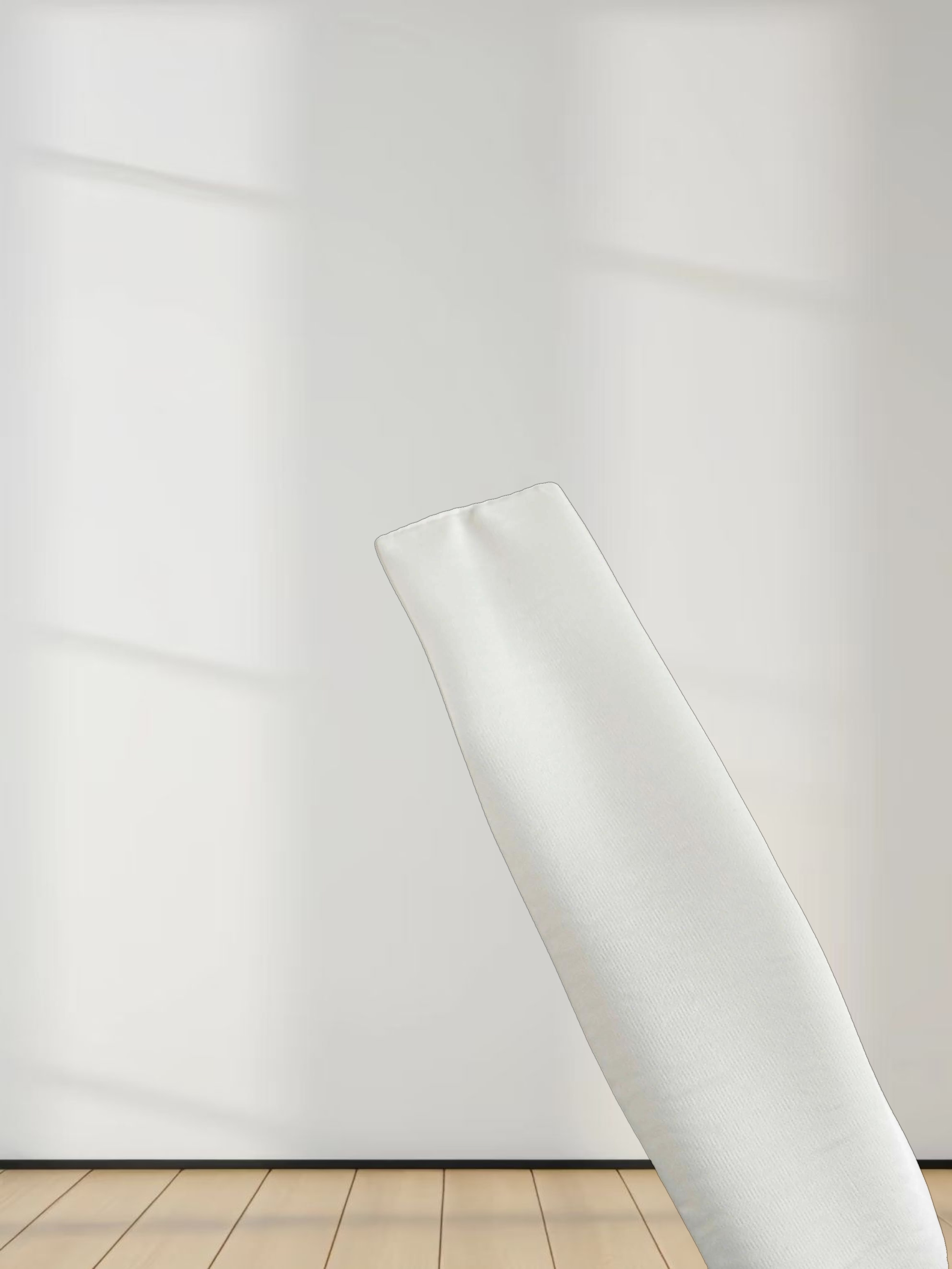 High/Low Faux Satin Crossover Top-White