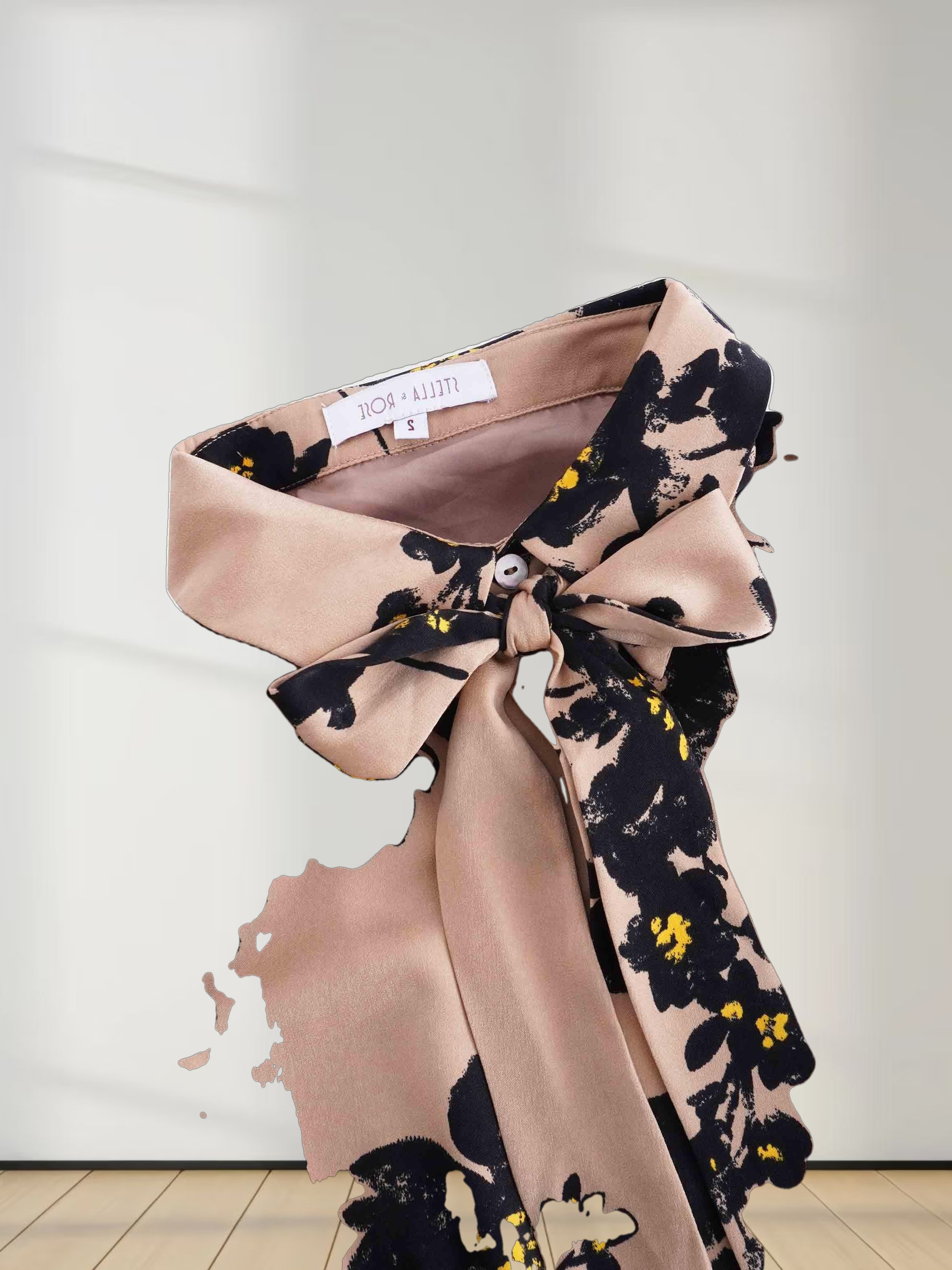 Lily Dress -Сopper Floral