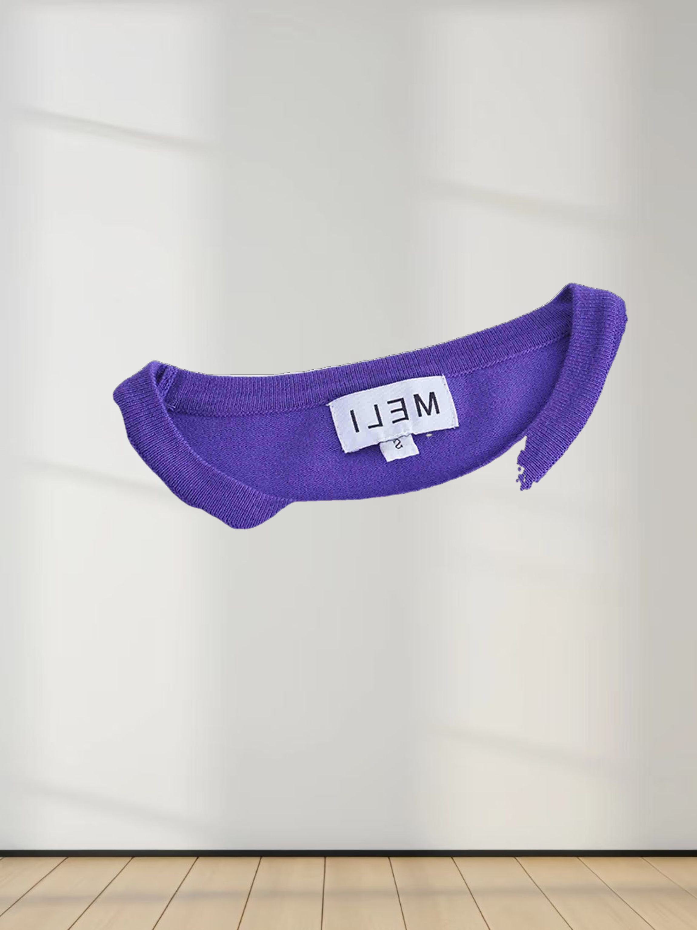 Basic Crew Sweater LS-Purple