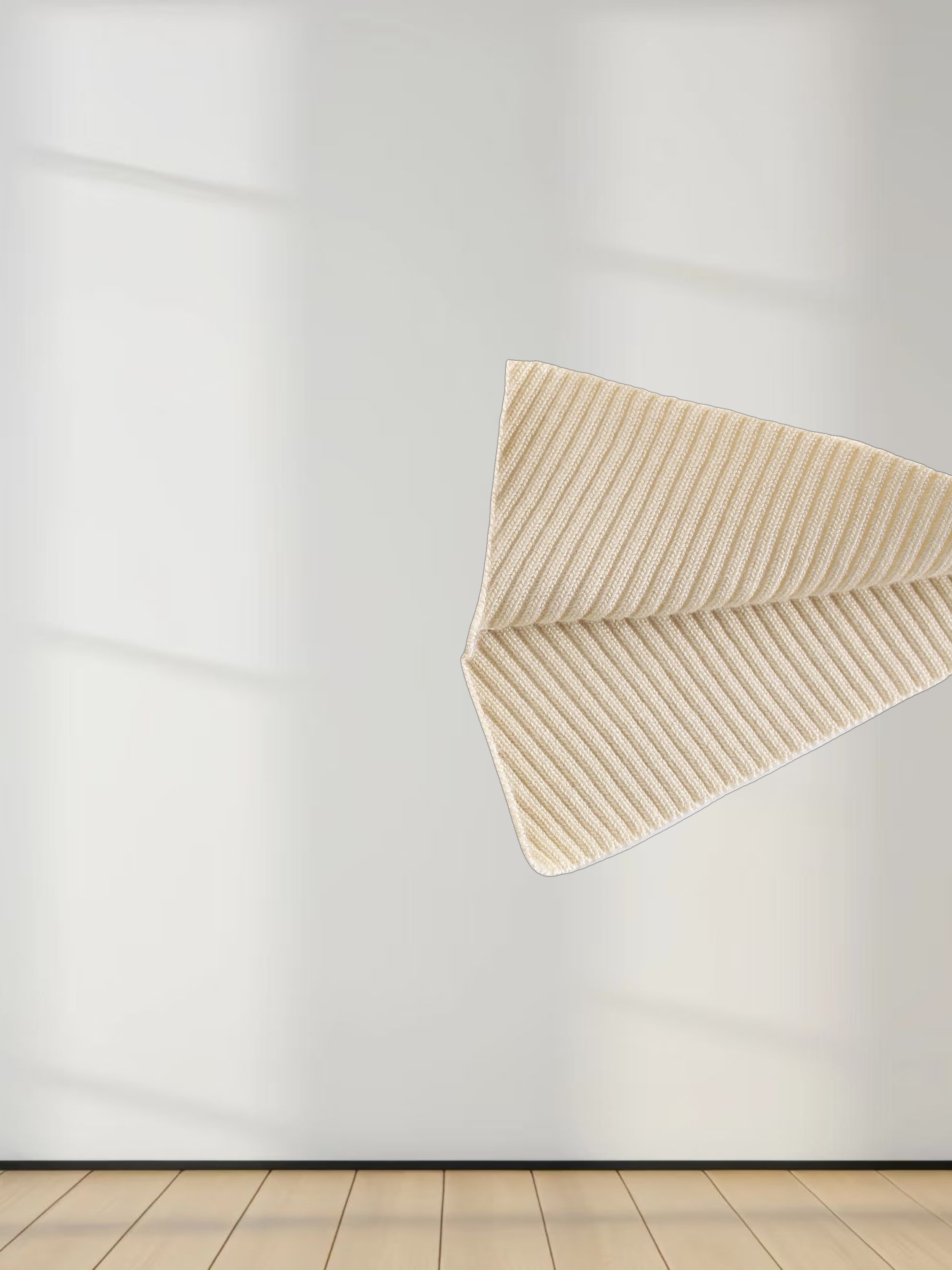 Basic Crew Sweater 3Q-Ivory