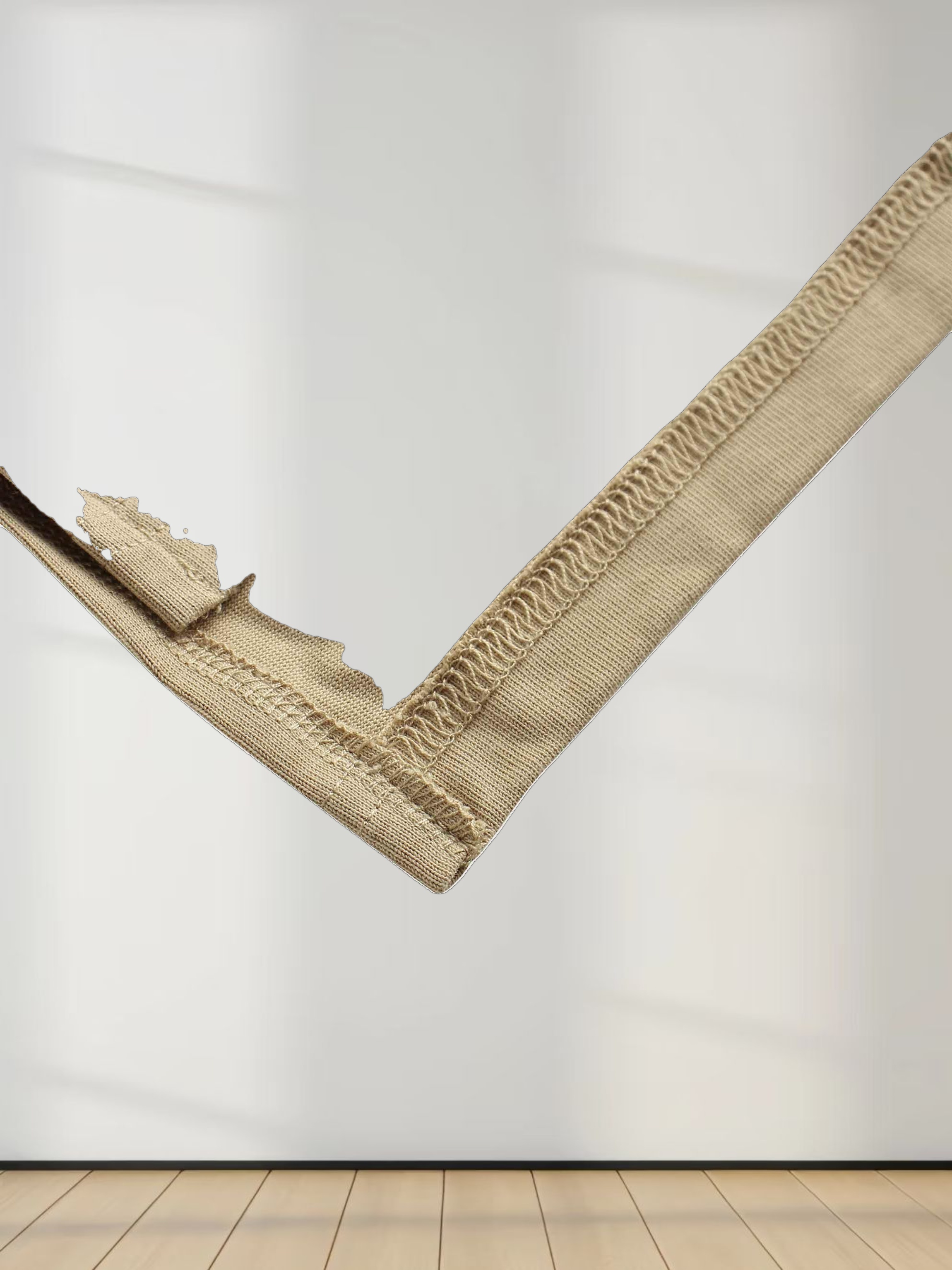 Oversized Boxy 3Q Sleeve Tee-Tan