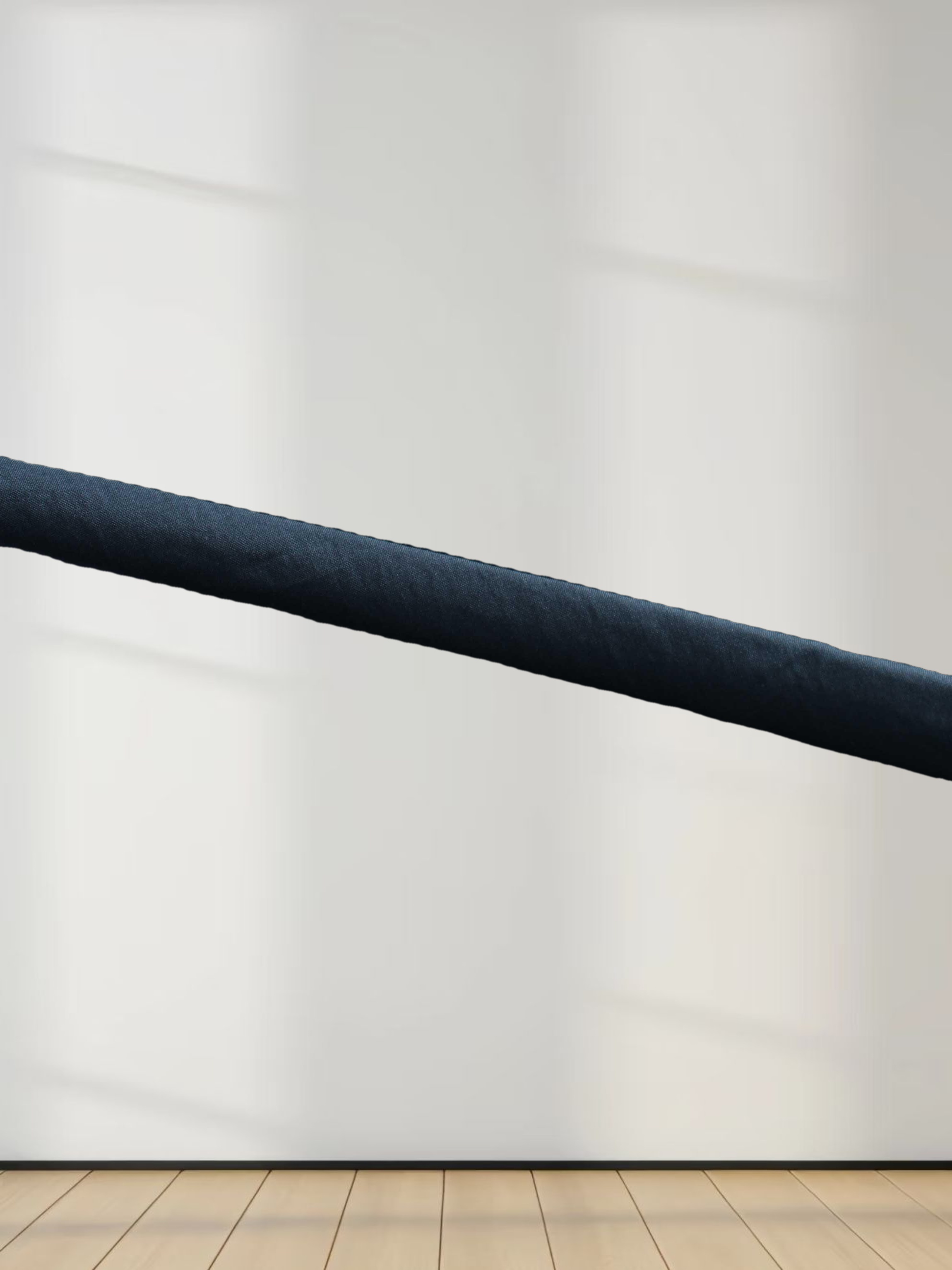 Micro Pleat Elastic Waist Skirt-Navy