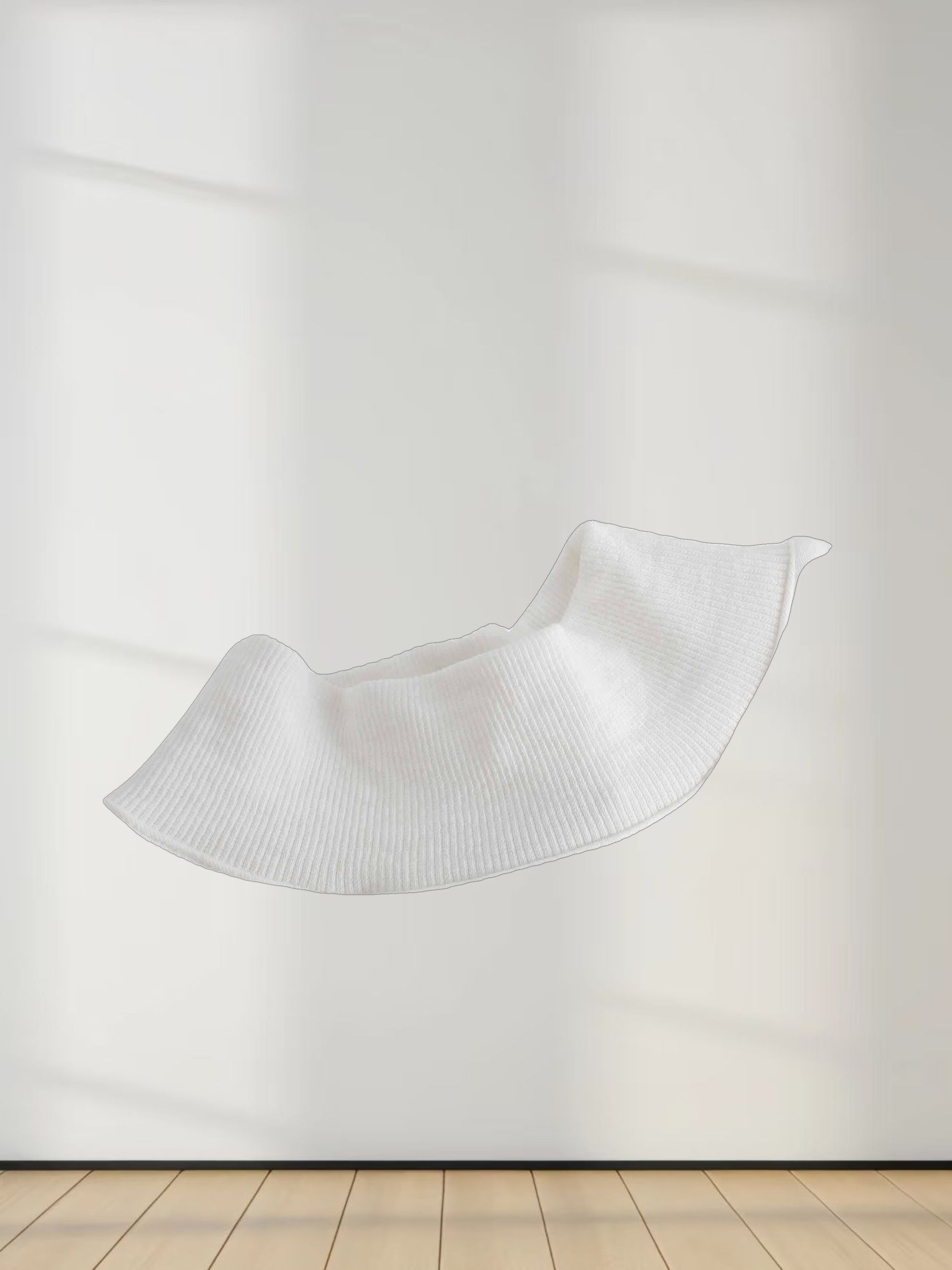 High Neck Sweatshirt-Cream