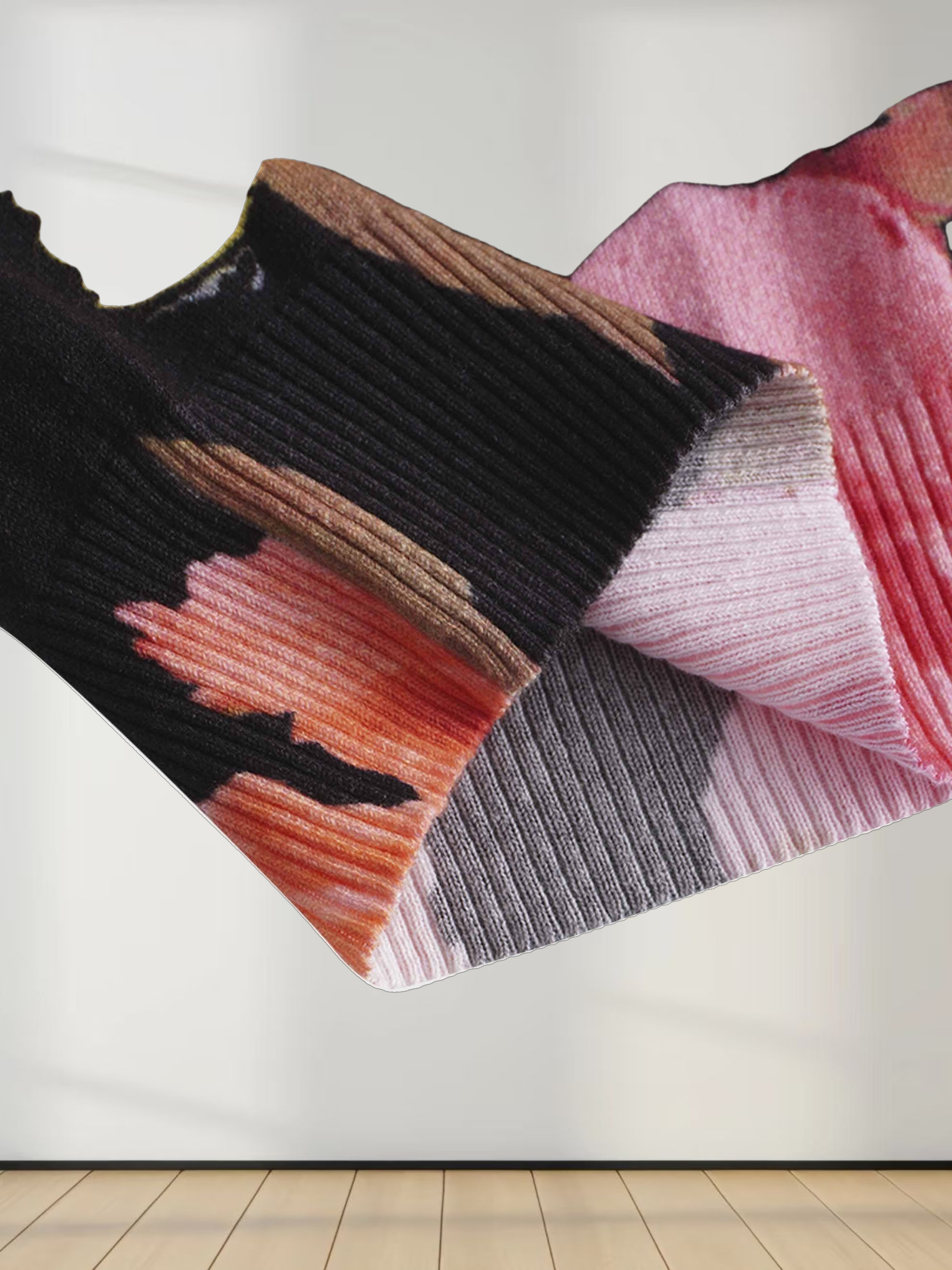 Printed Sweater-Floral Sunset