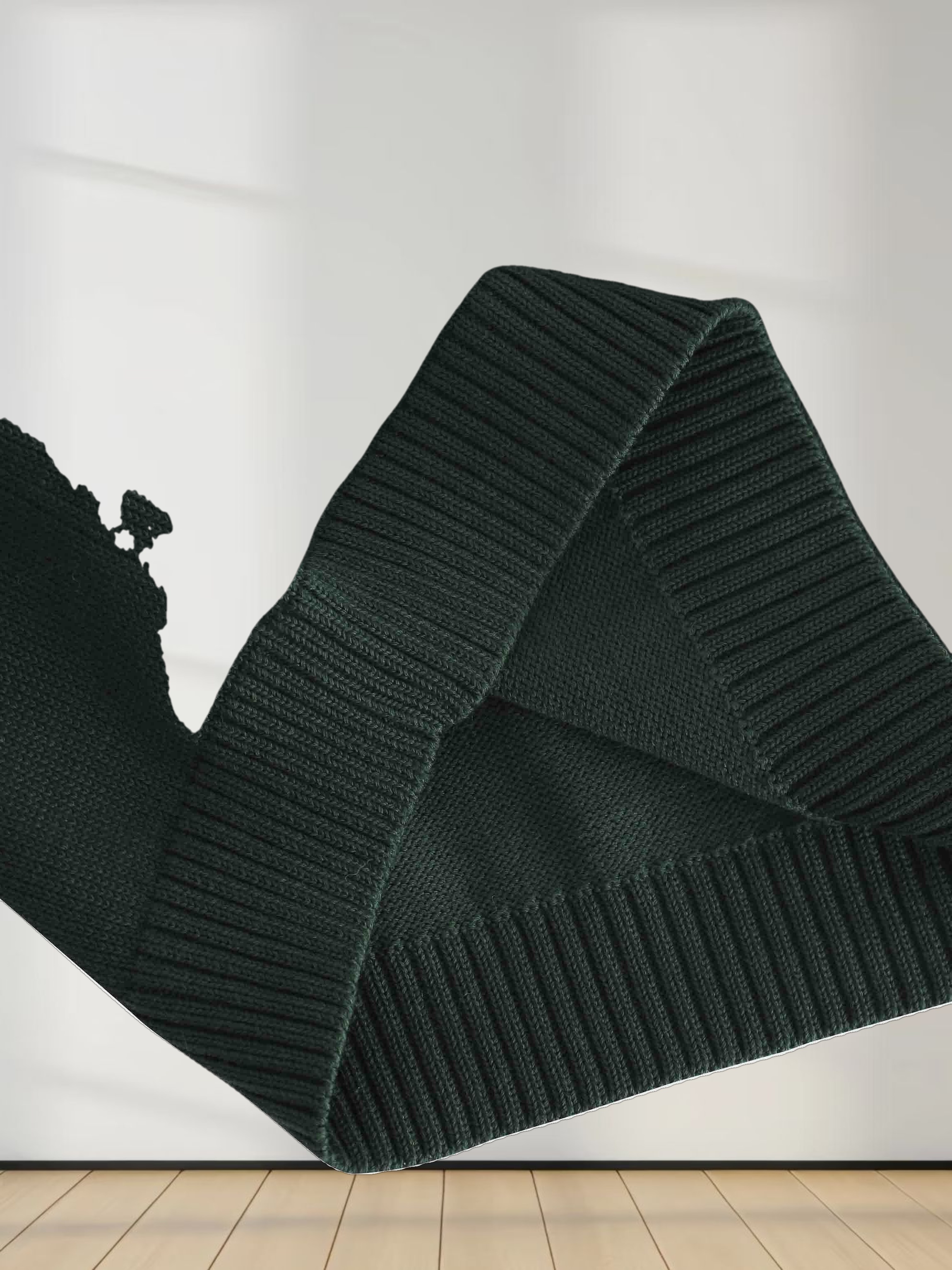 Sequin Trim Sweater-Green