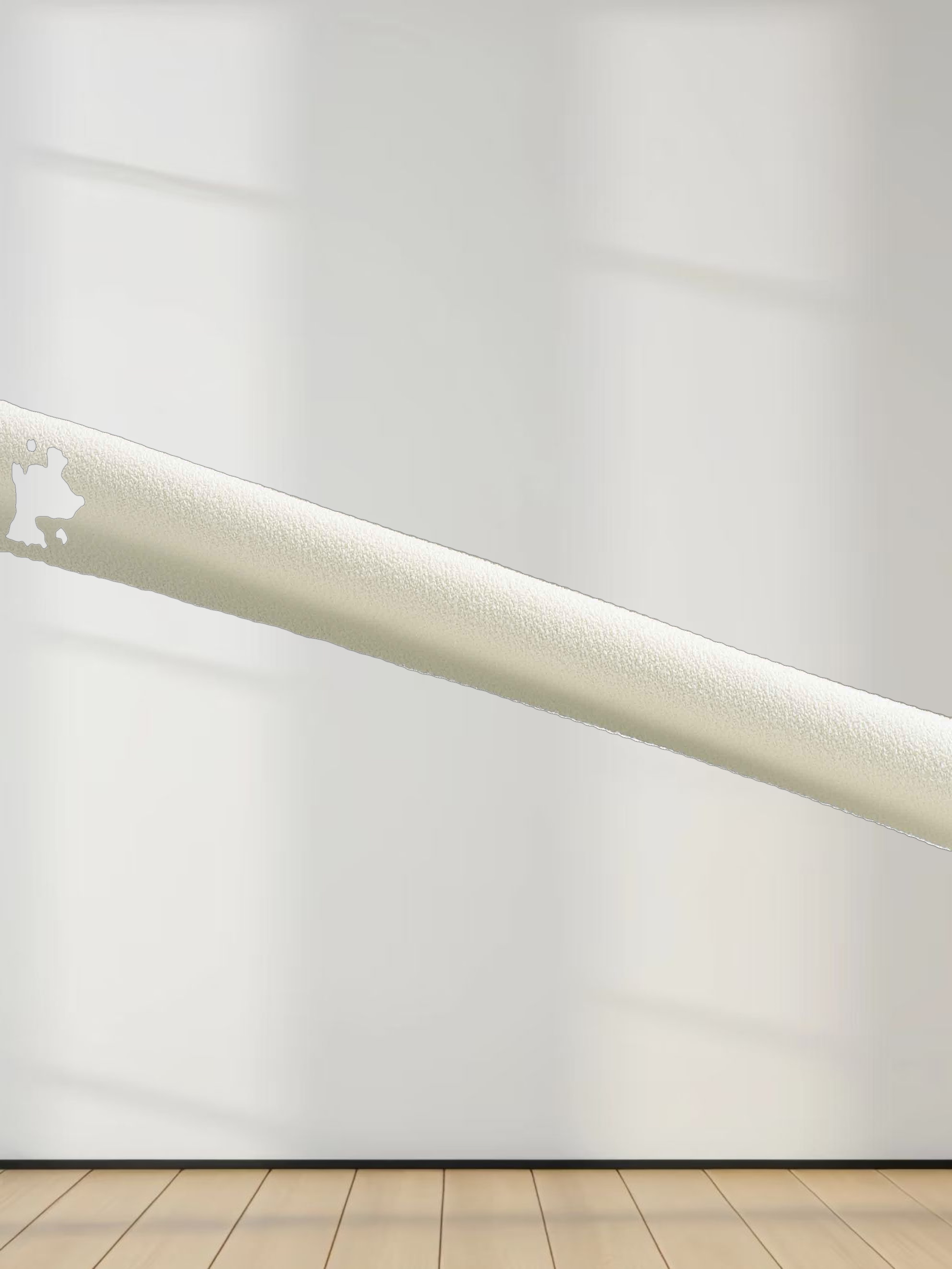 Stitched Down Pleated Jumper-Cream