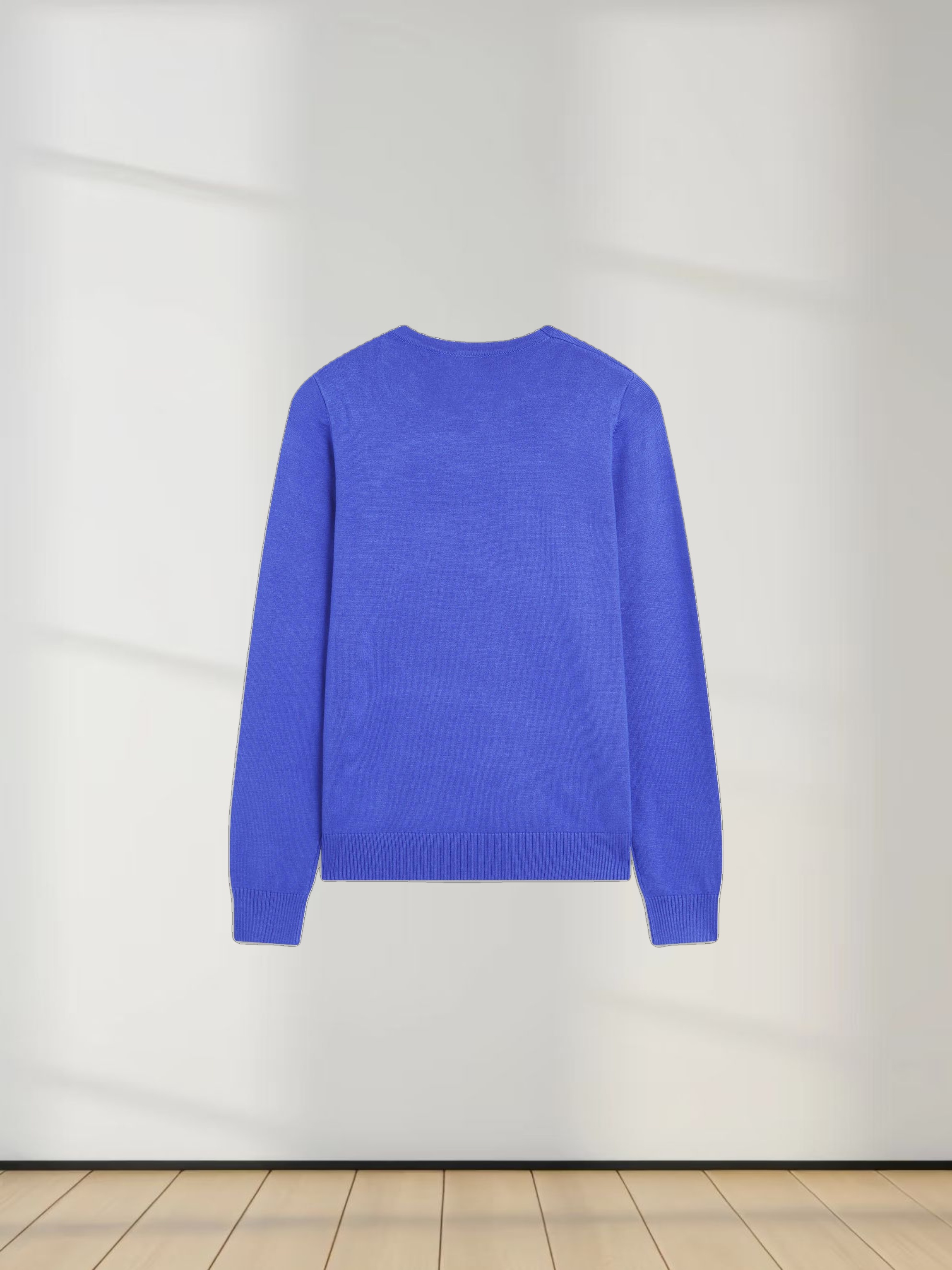 Basic Crew Sweater LS-Mediterranean