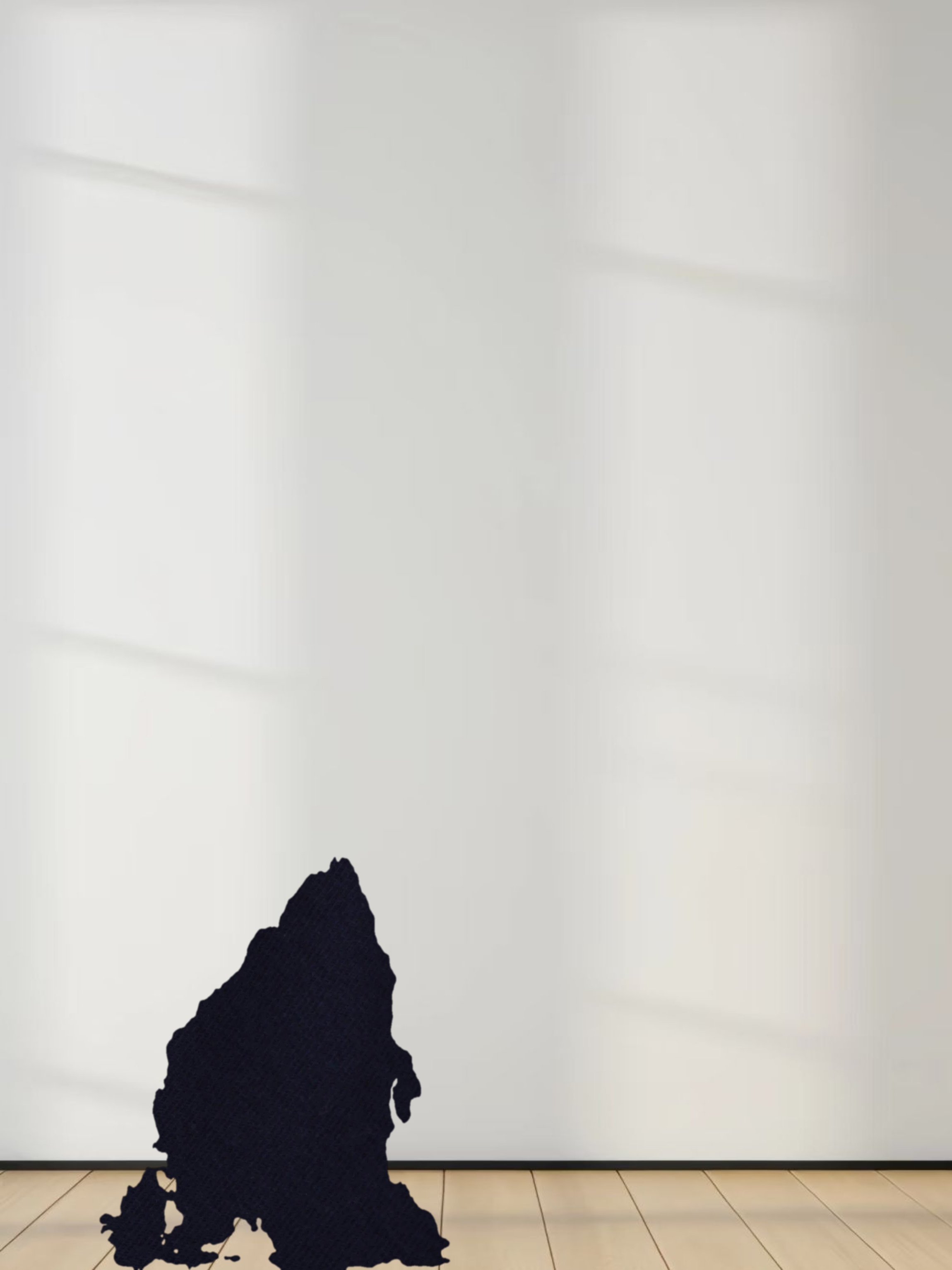 BASIC HIGH V TEE LS-NAVY