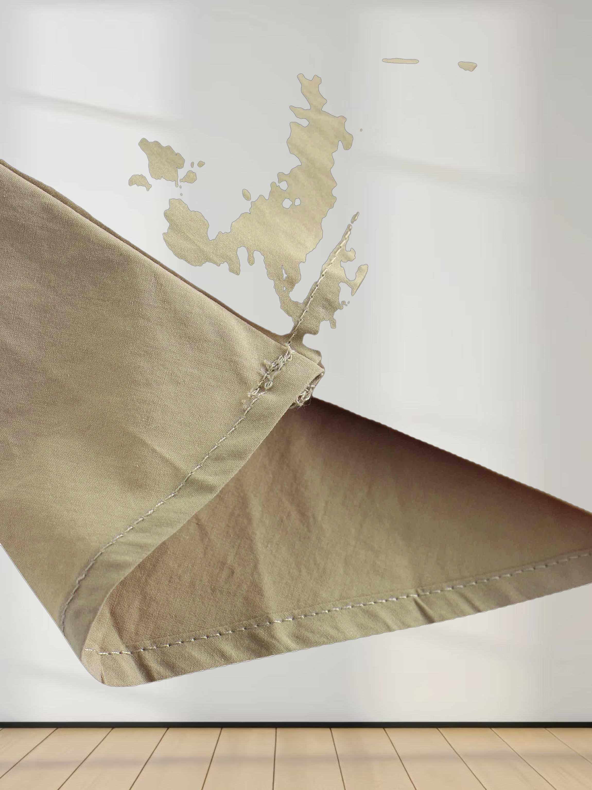 Micro Pleat Elastic Waist Skirt-Sand