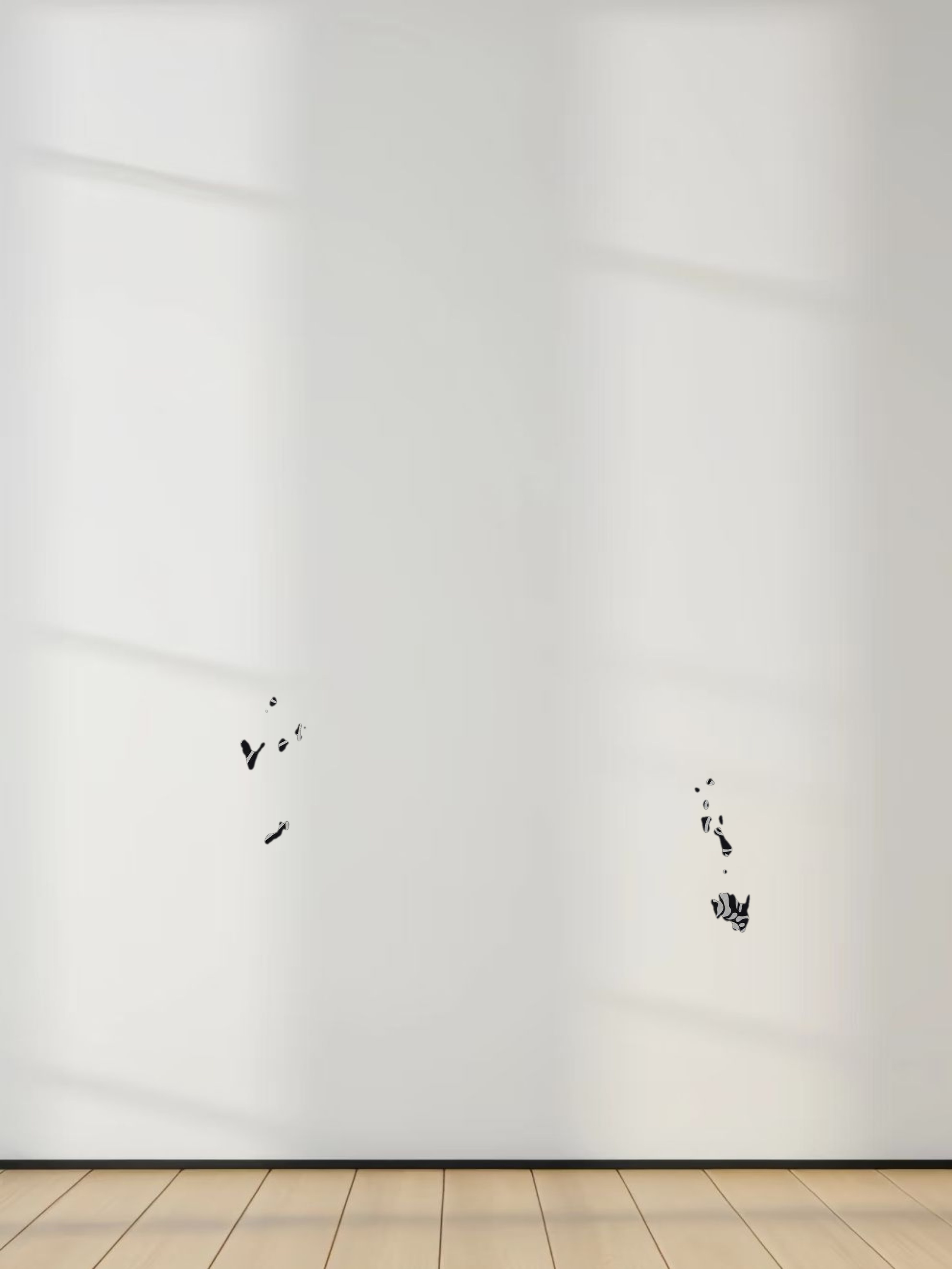 Printed Modal Turtleneck-Floral Vines Black