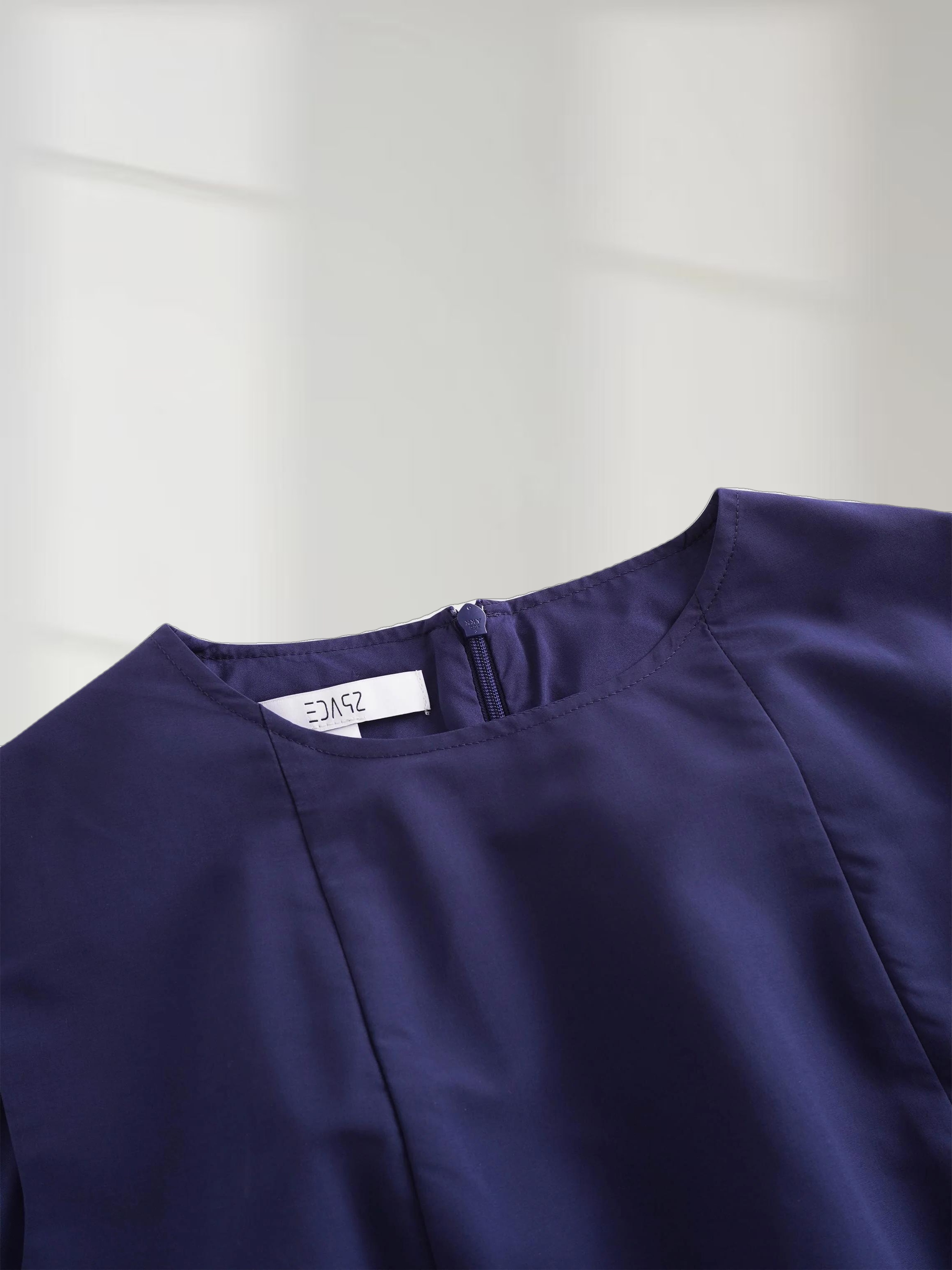 Side Bow Jumper-Navy