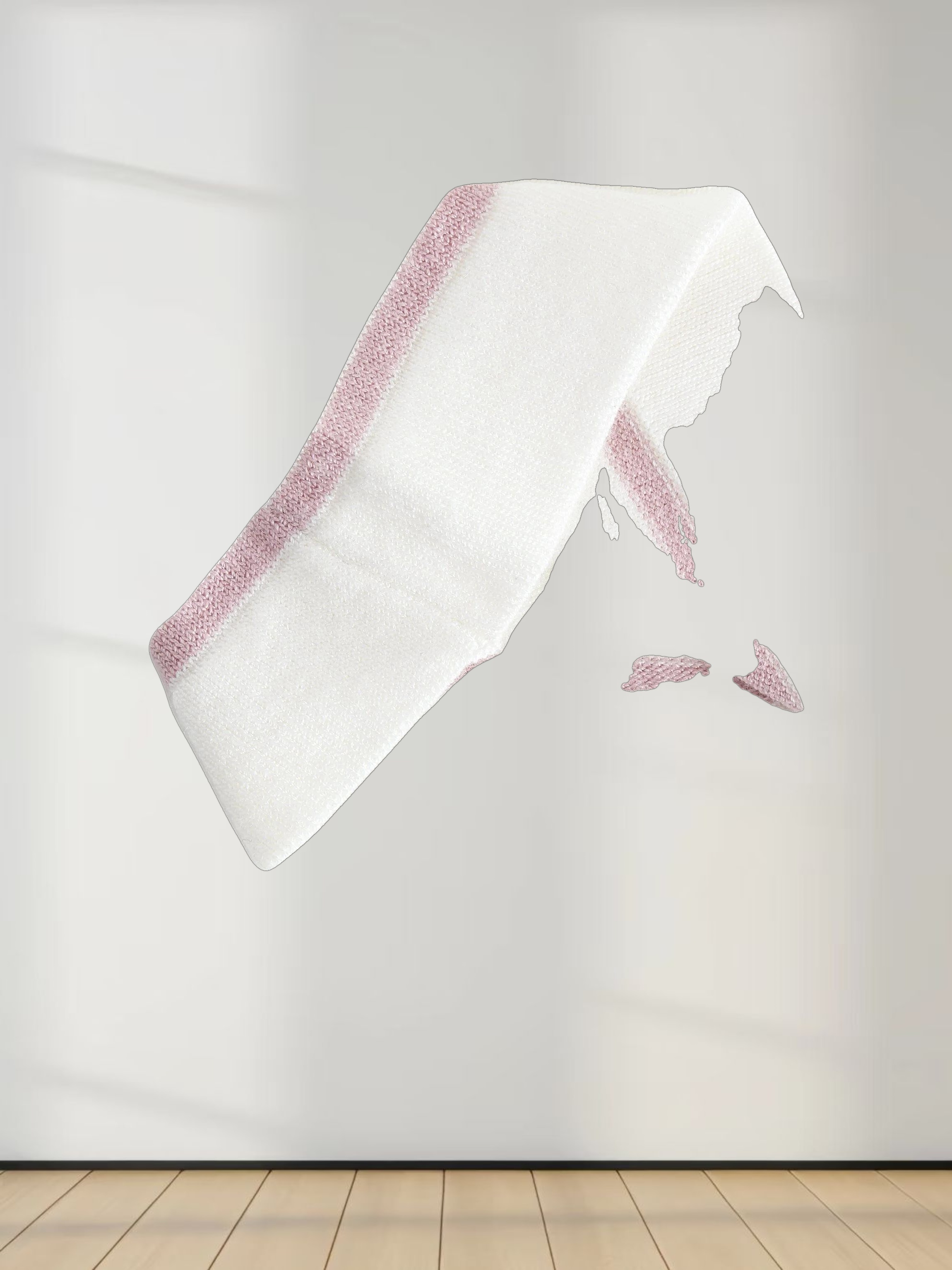 Ruffle Sleeve Sweater-Pink/Purple