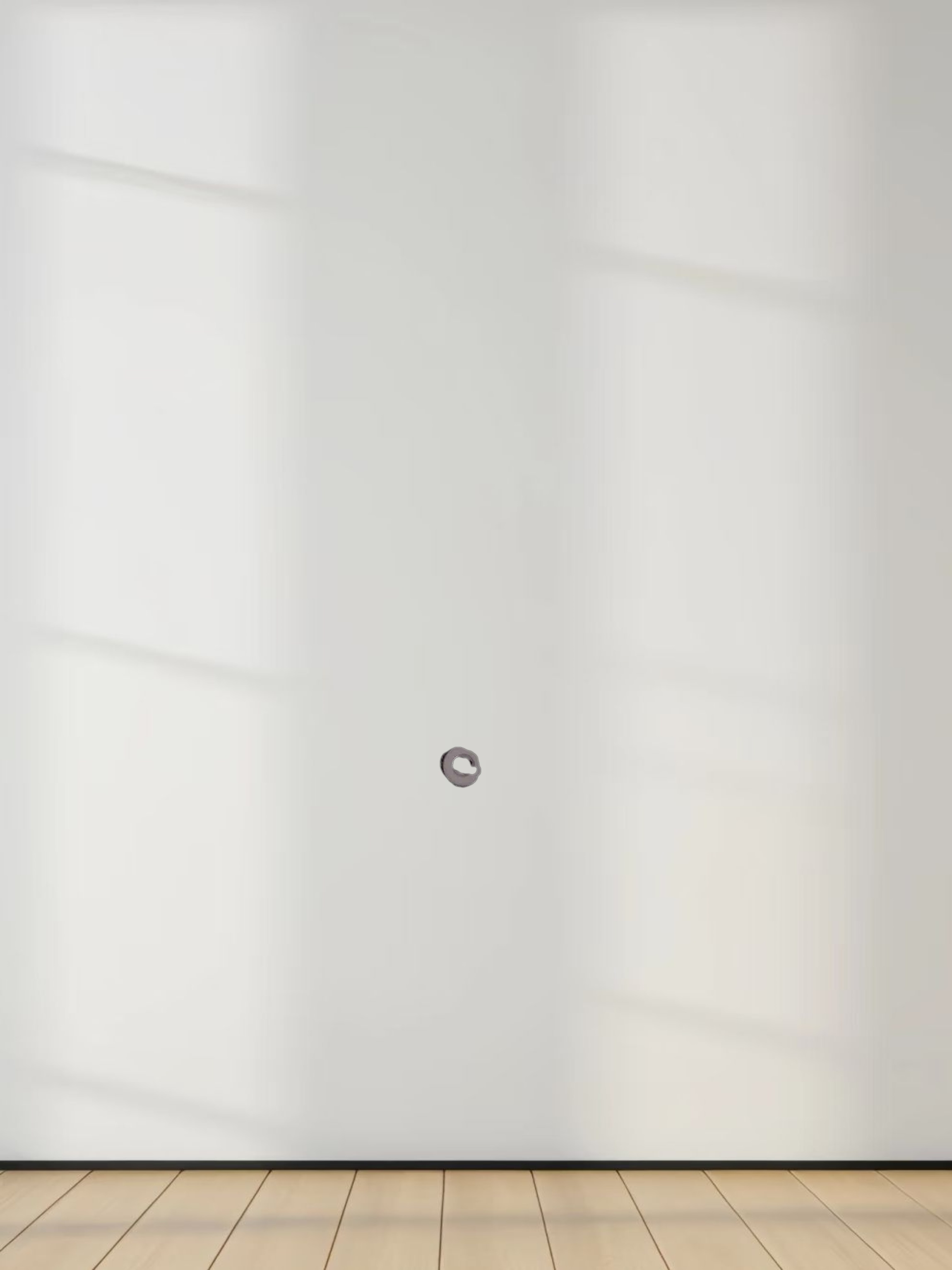 Wool Blend Collared Cardigan-Grey