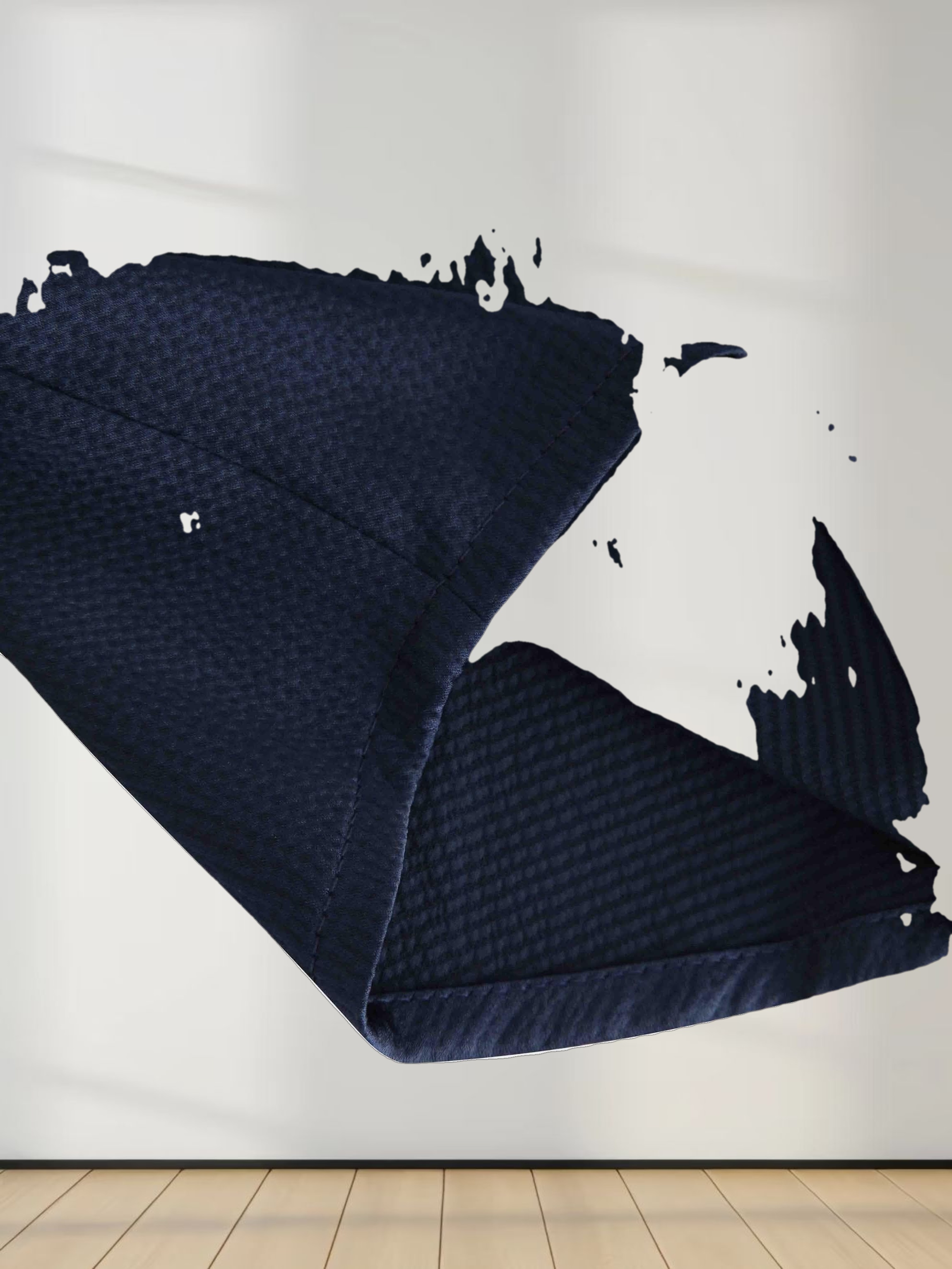 Beaded Trim Blouse-Navy