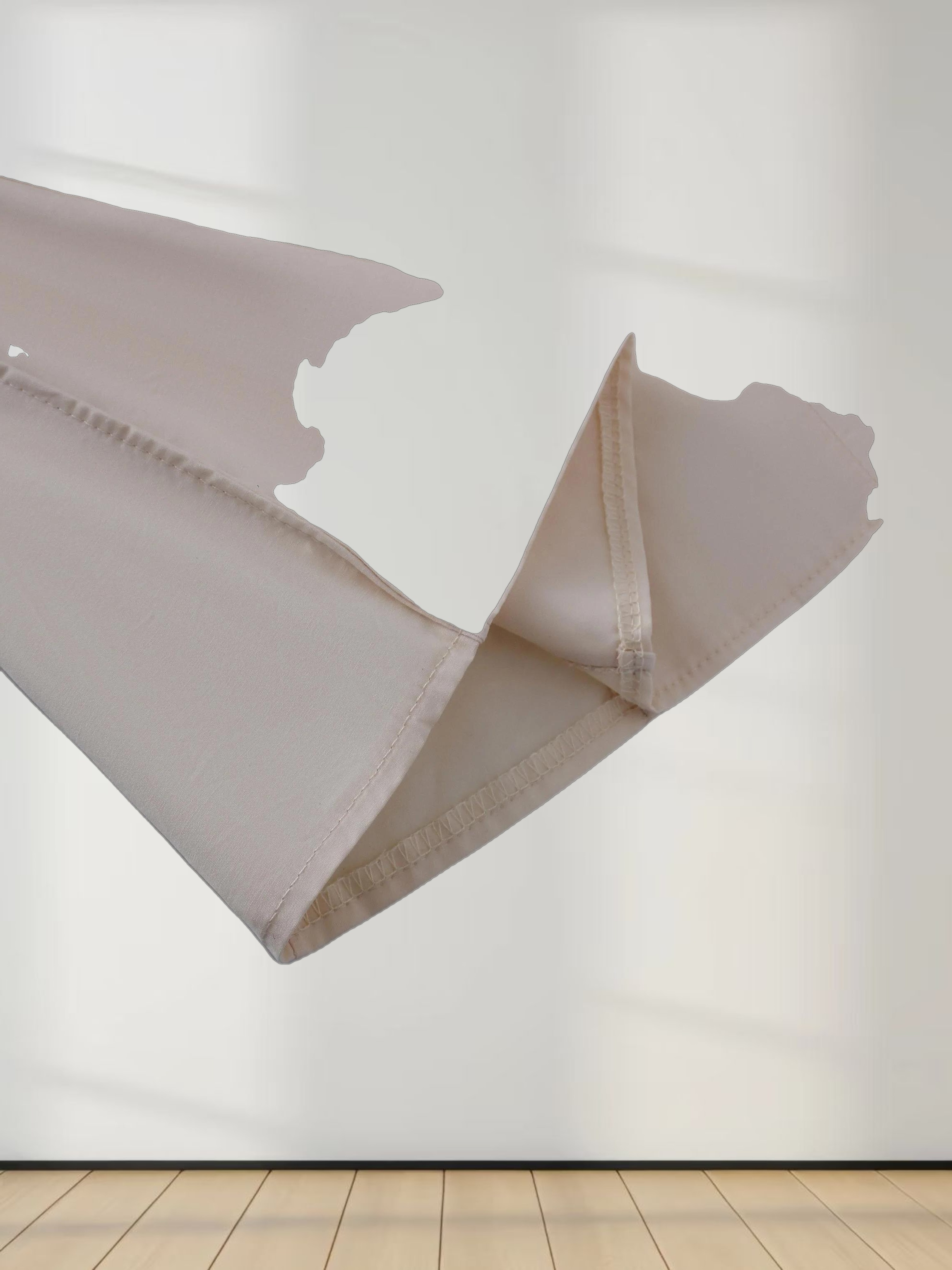 Cotton Pleated Skirt-Cream