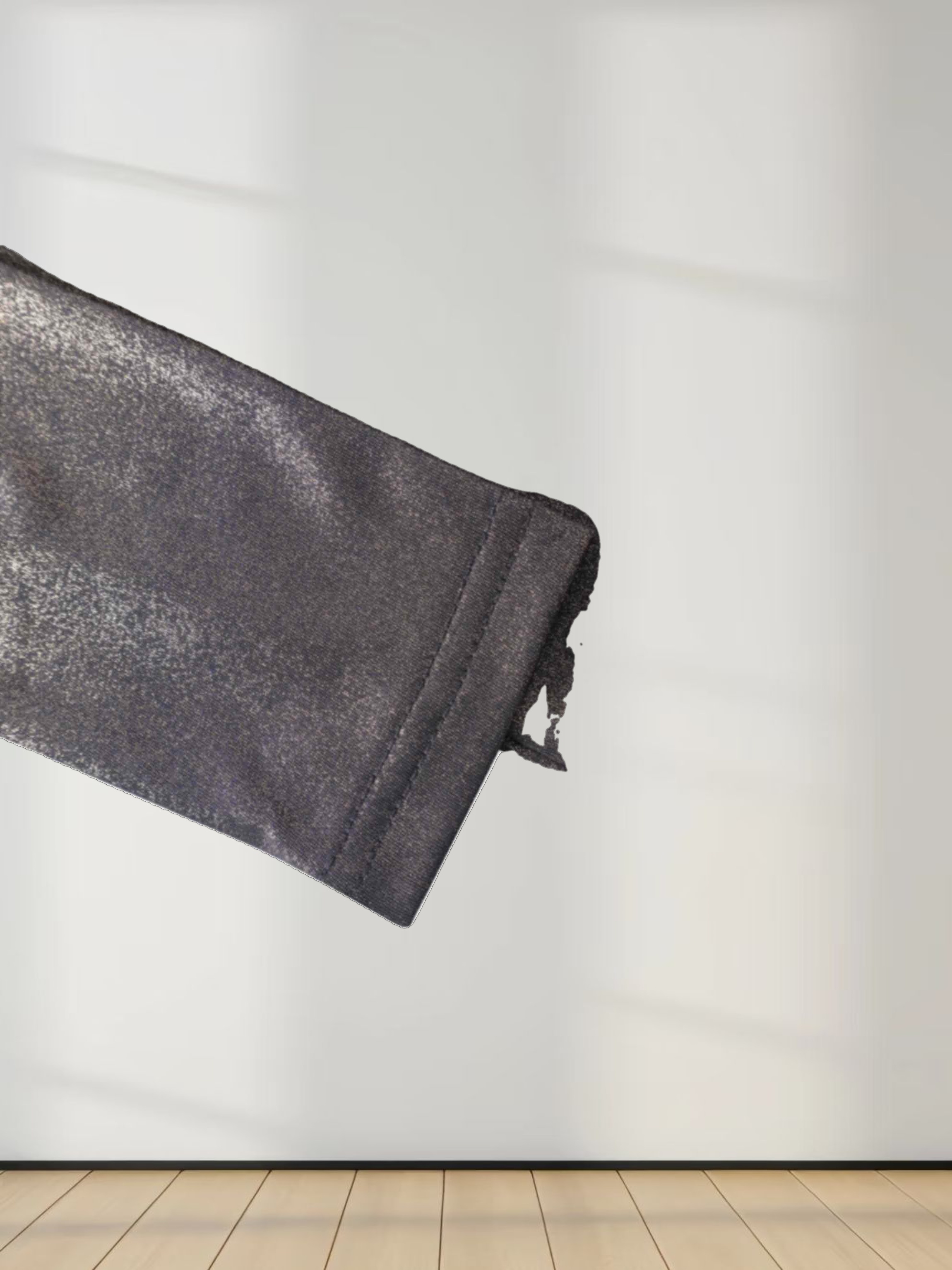 Shimmer Turtleneck-Grey/Gold