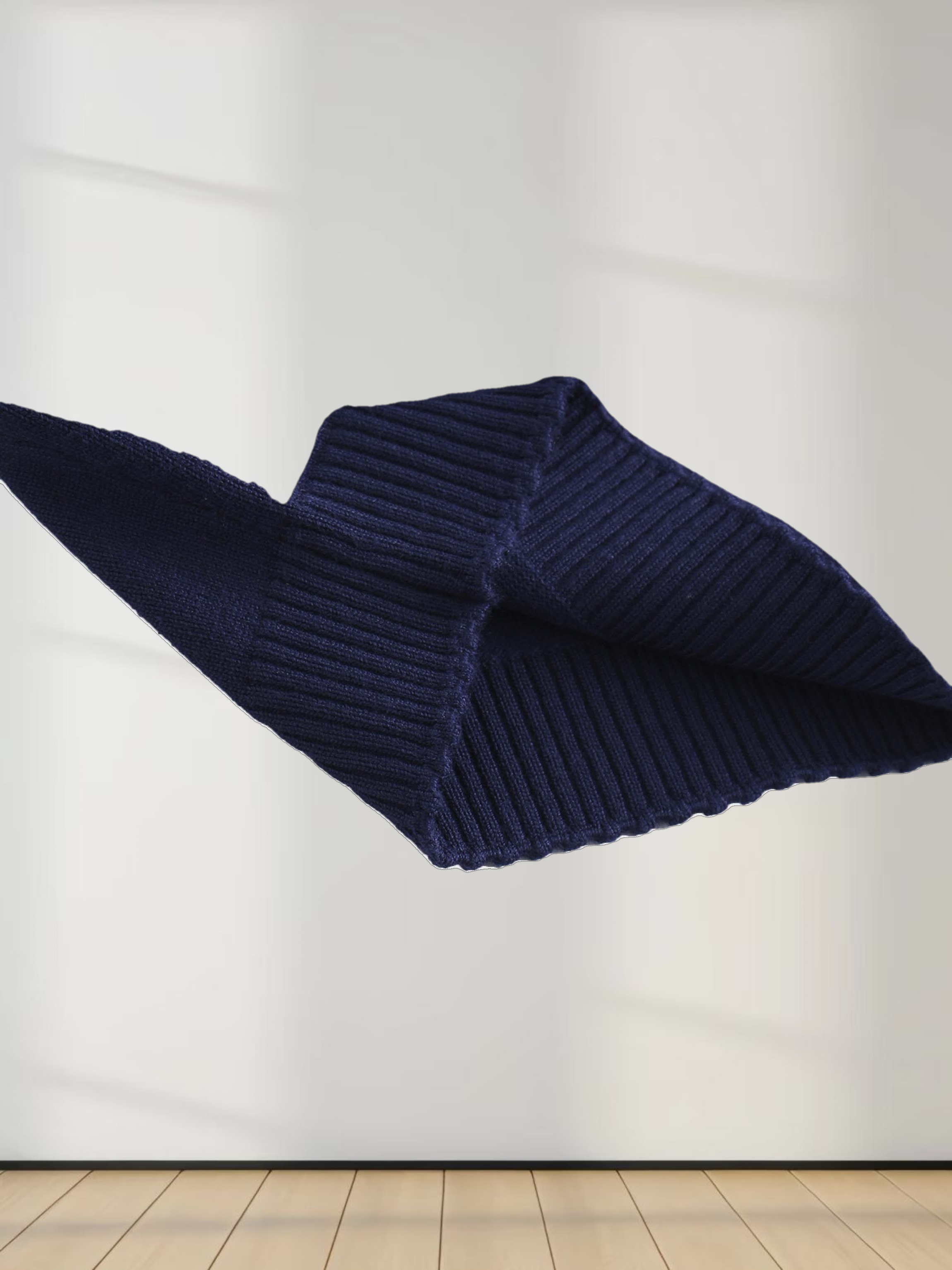 Embellished Cluster Crop Cardigan-Navy