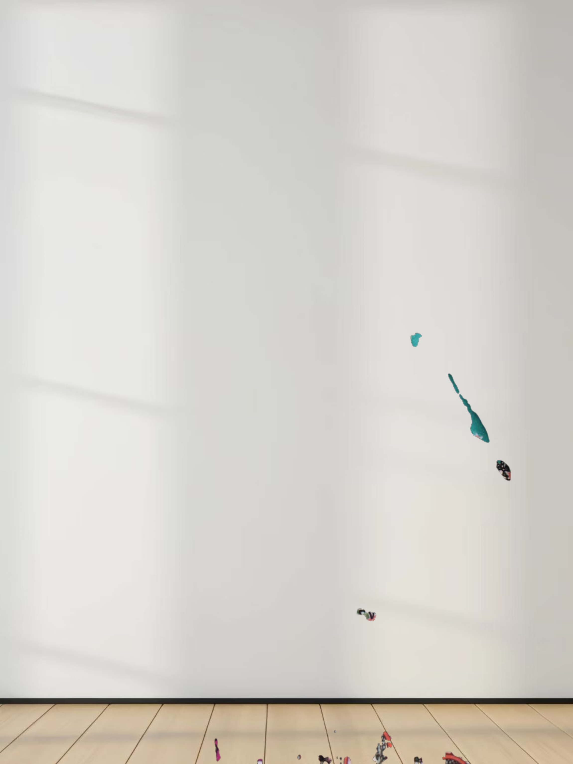 Covered Band Pleated Skirt-Fall Handkerchief