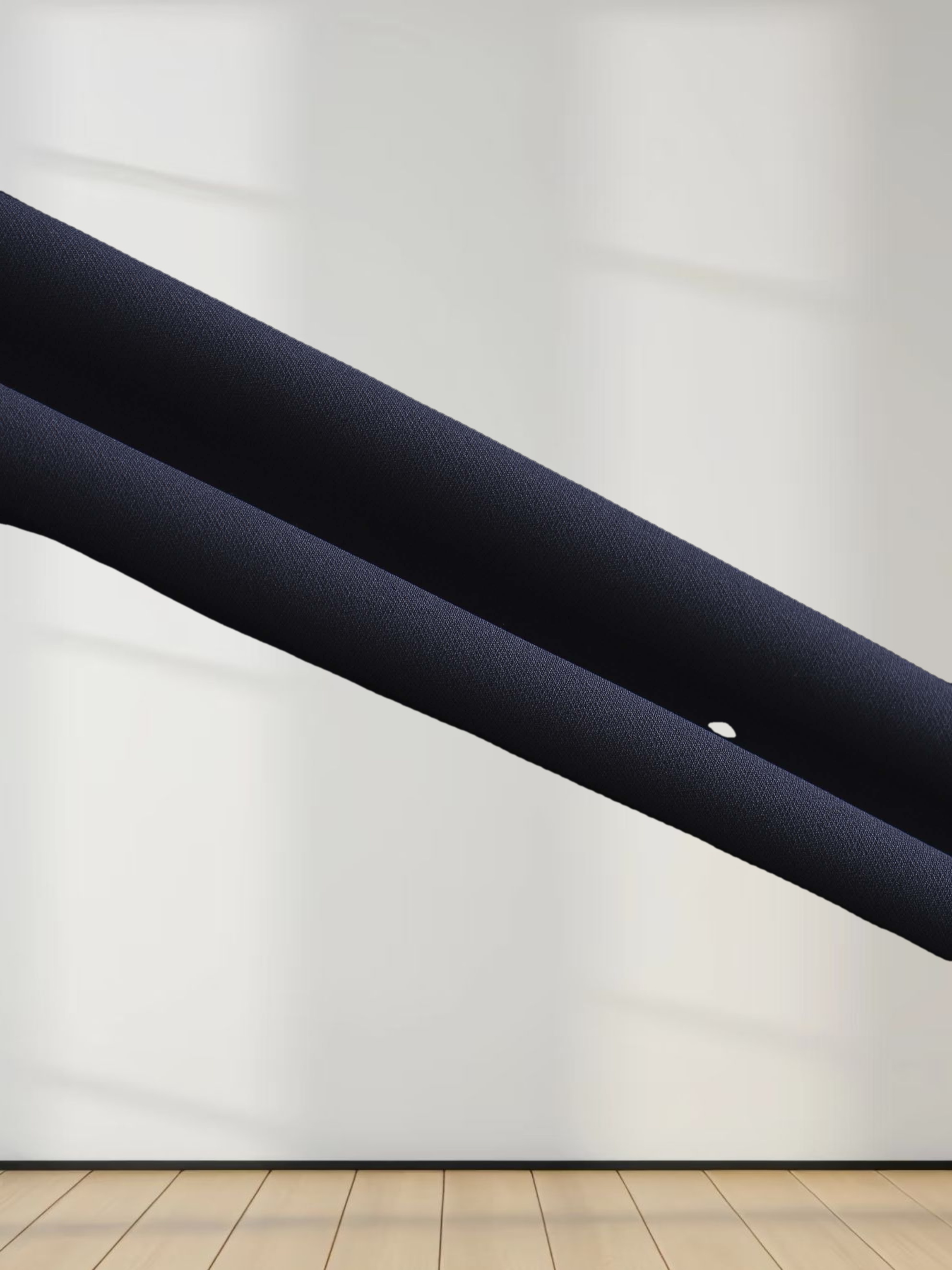 Side Ruffle Skirt-Navy