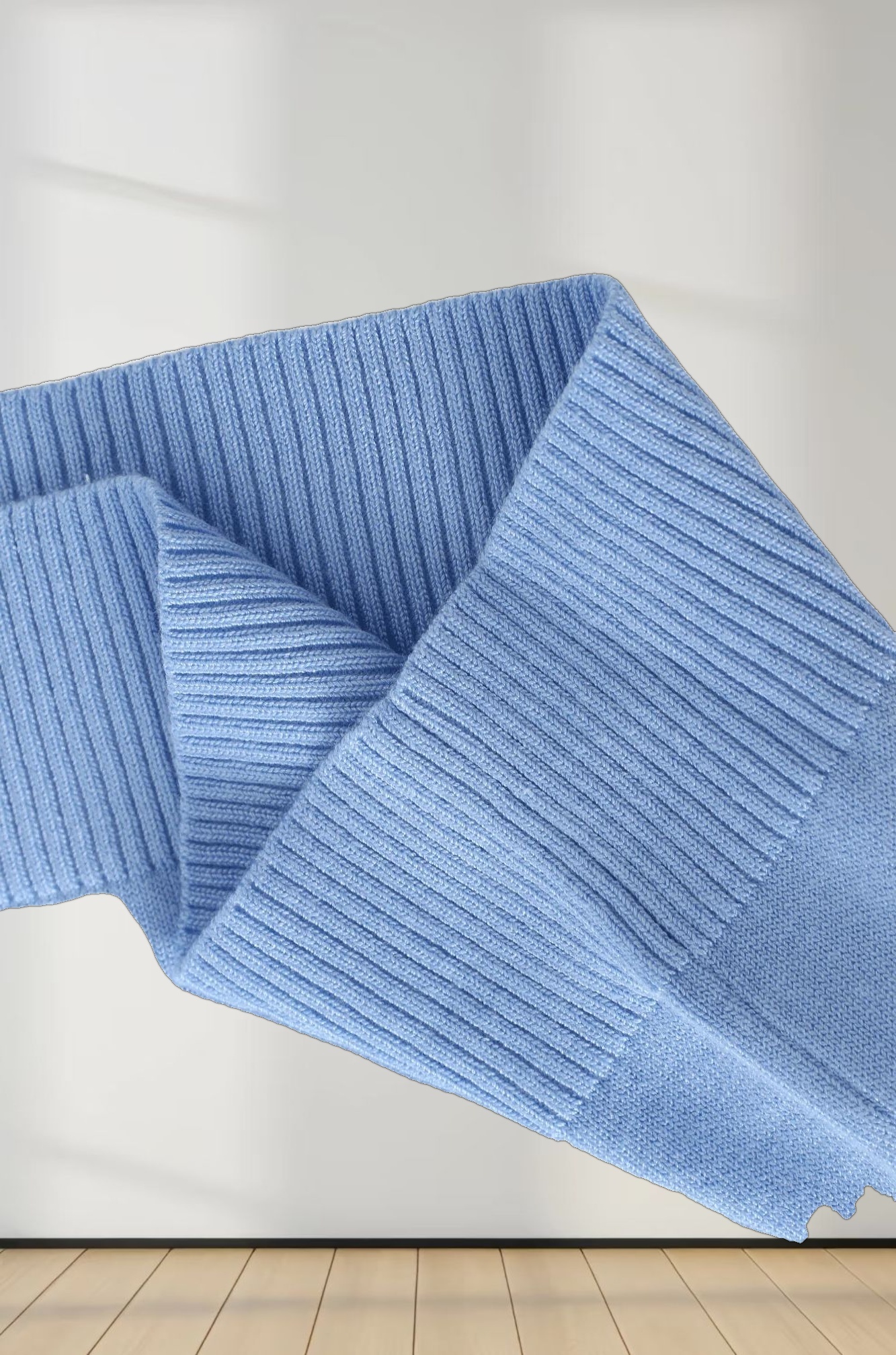 Basic Crew Sweater 3Q-Periwinkle