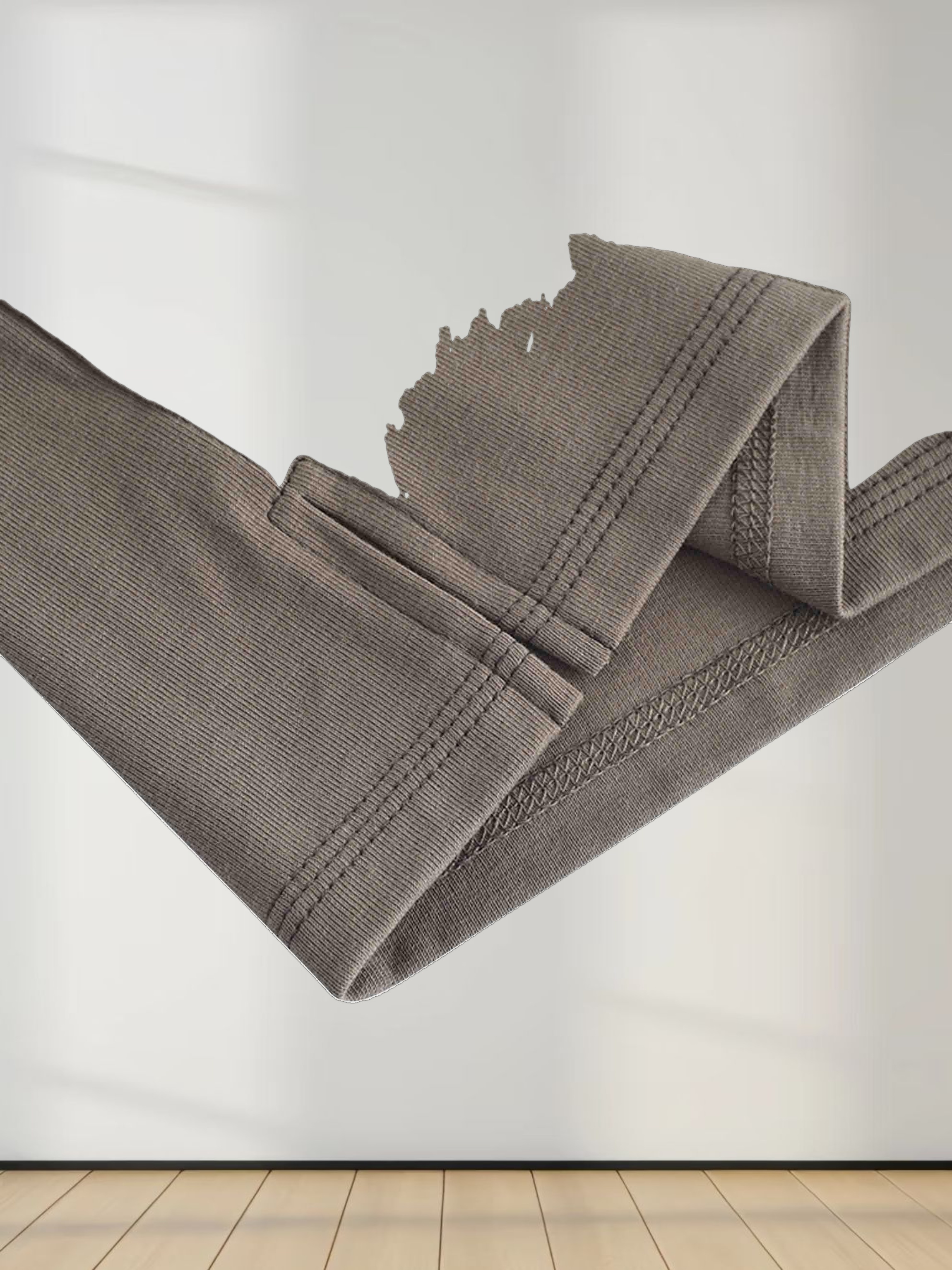 Basic T-Shirt Slip Dress-Olive