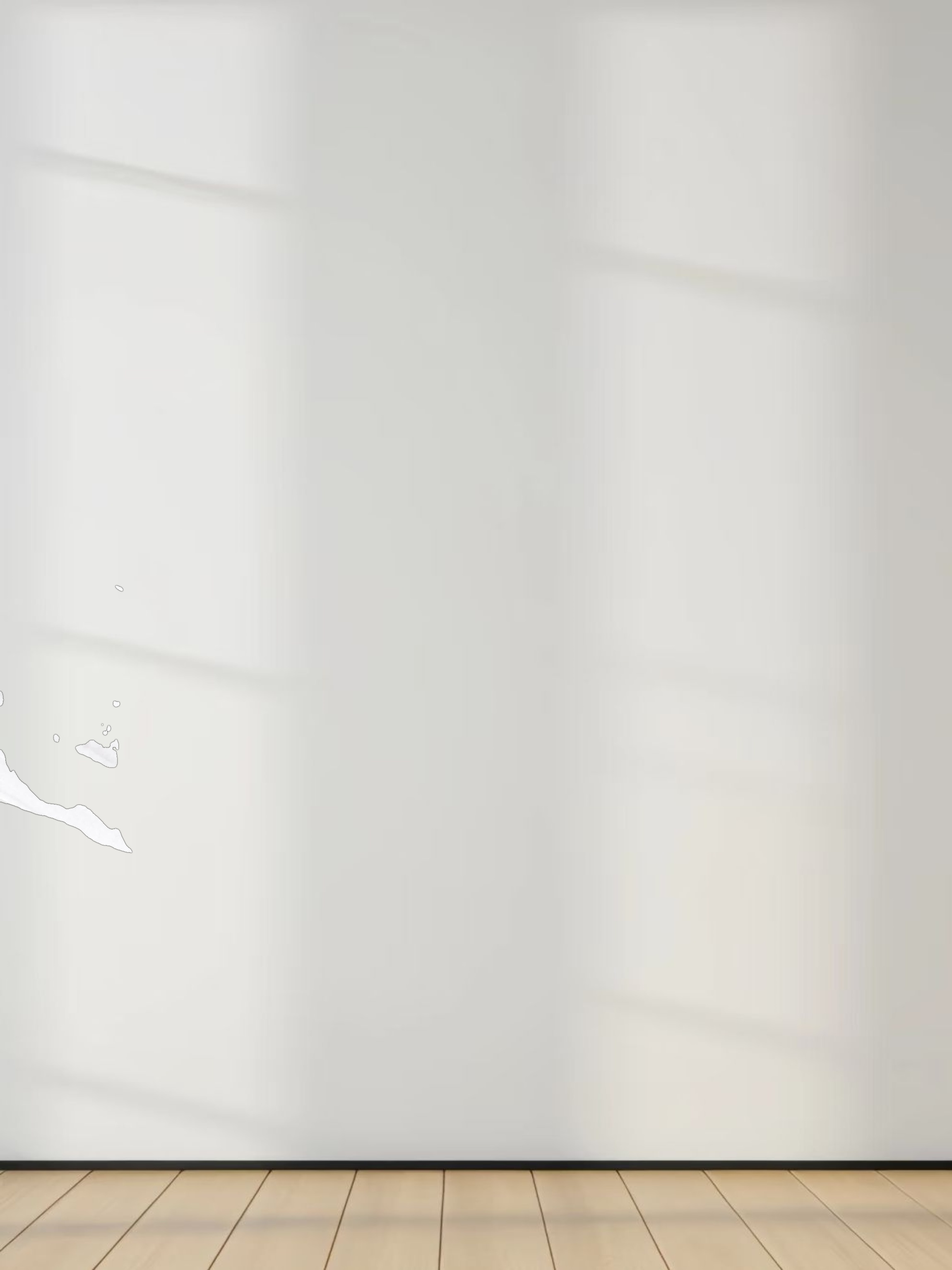 Ribbed High V Bomber-White