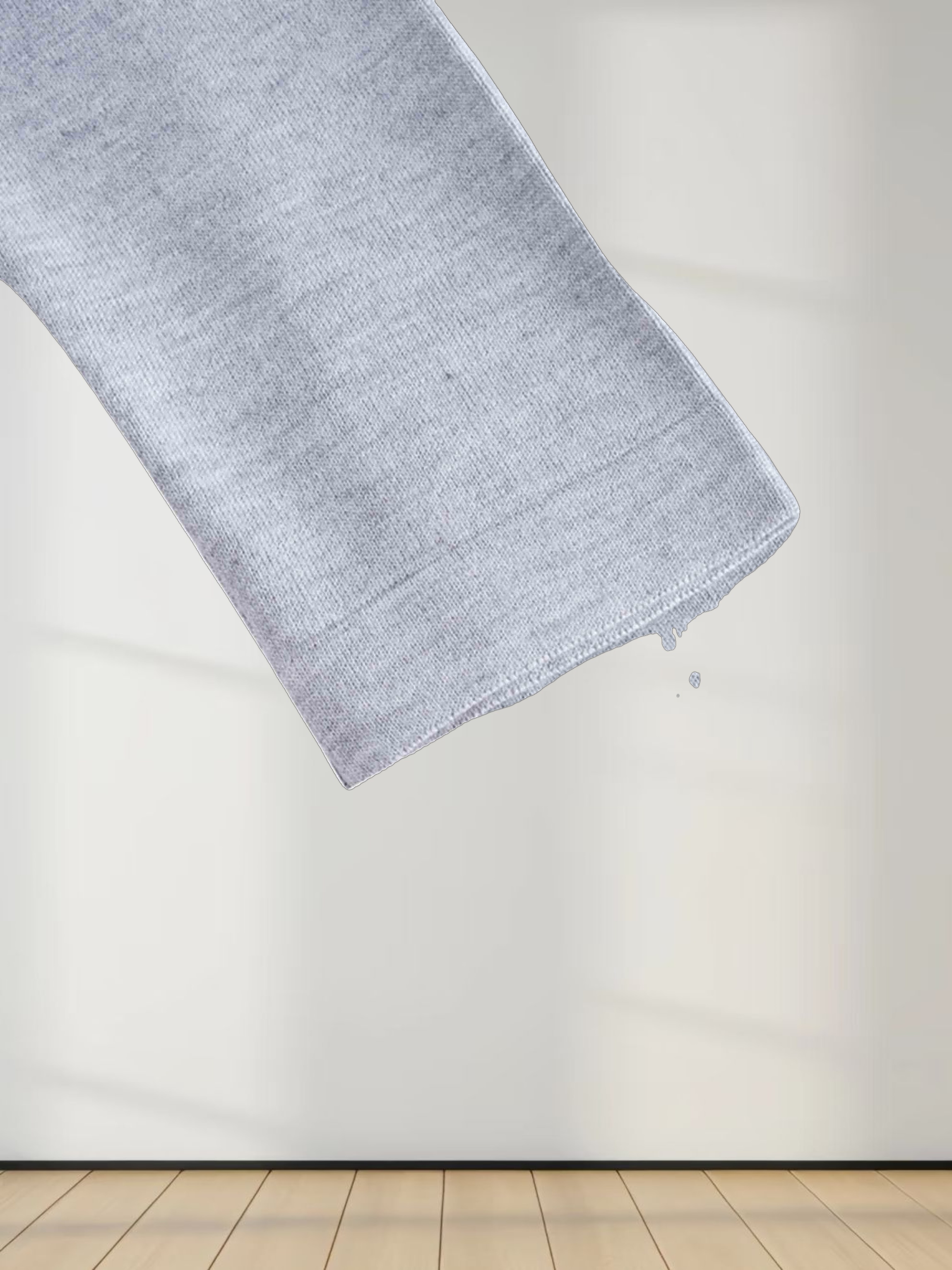 Knit Turtleneck-Light Grey