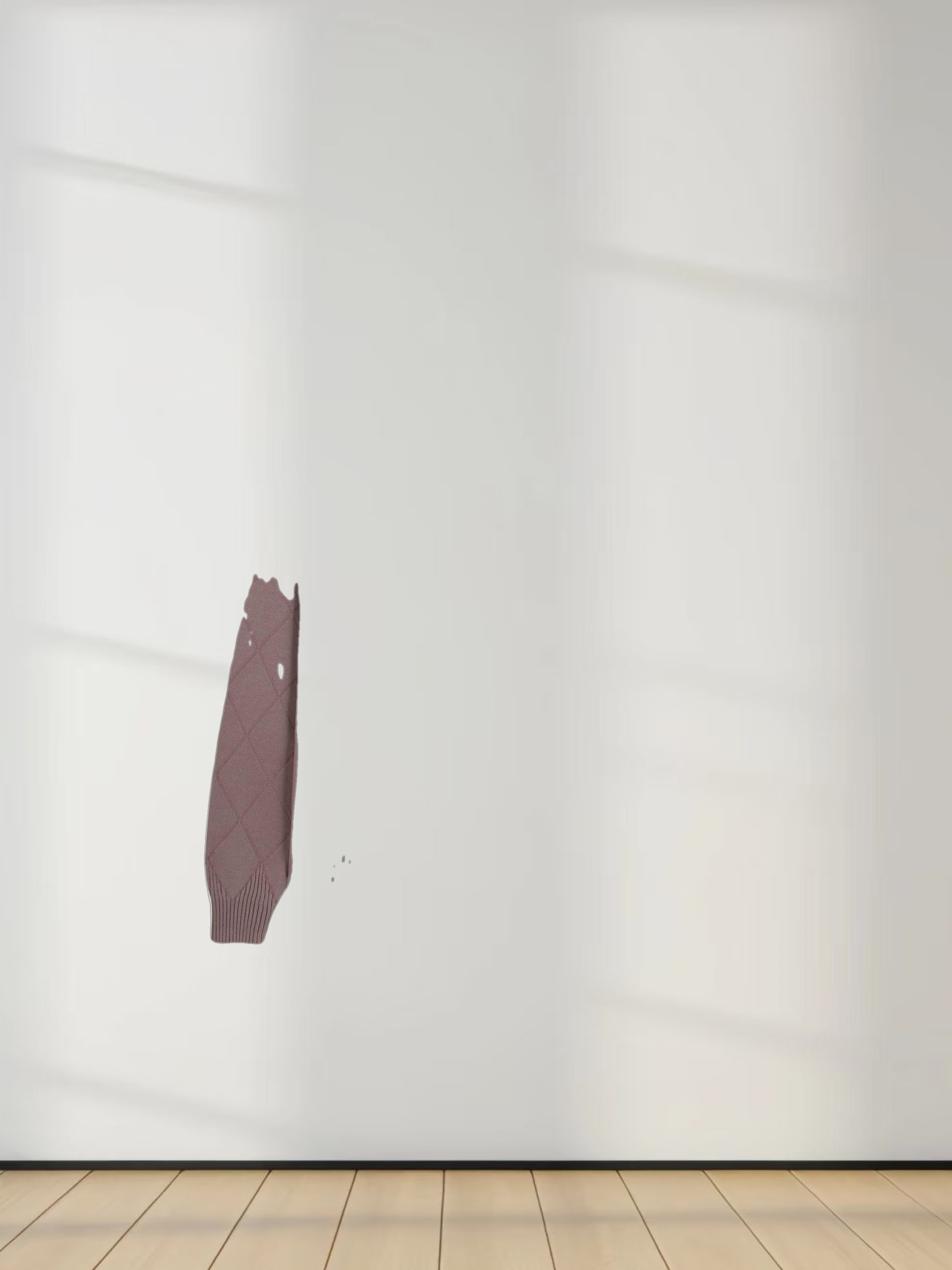 Oversized Diamond Detail Sweater-Taupe