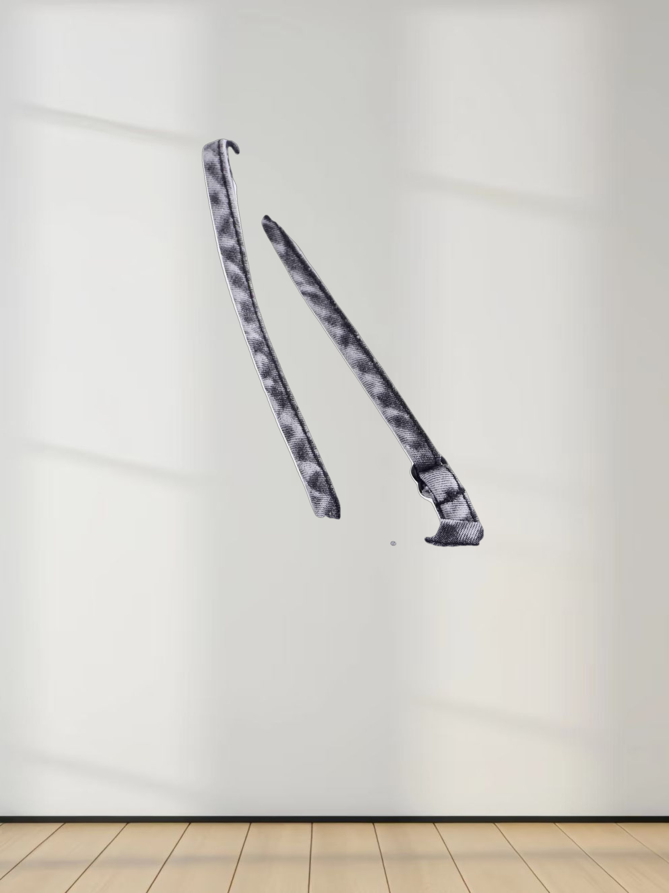 Crew Neck Jumper-Washed Black Denim