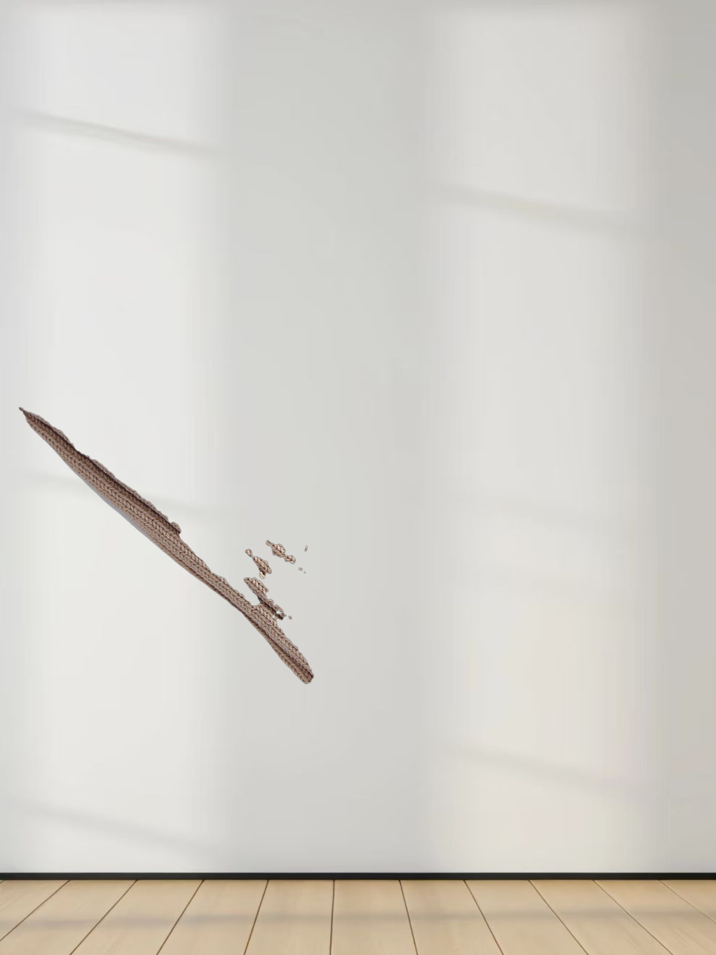 RIBBED WAISTED SWEATER-TAN