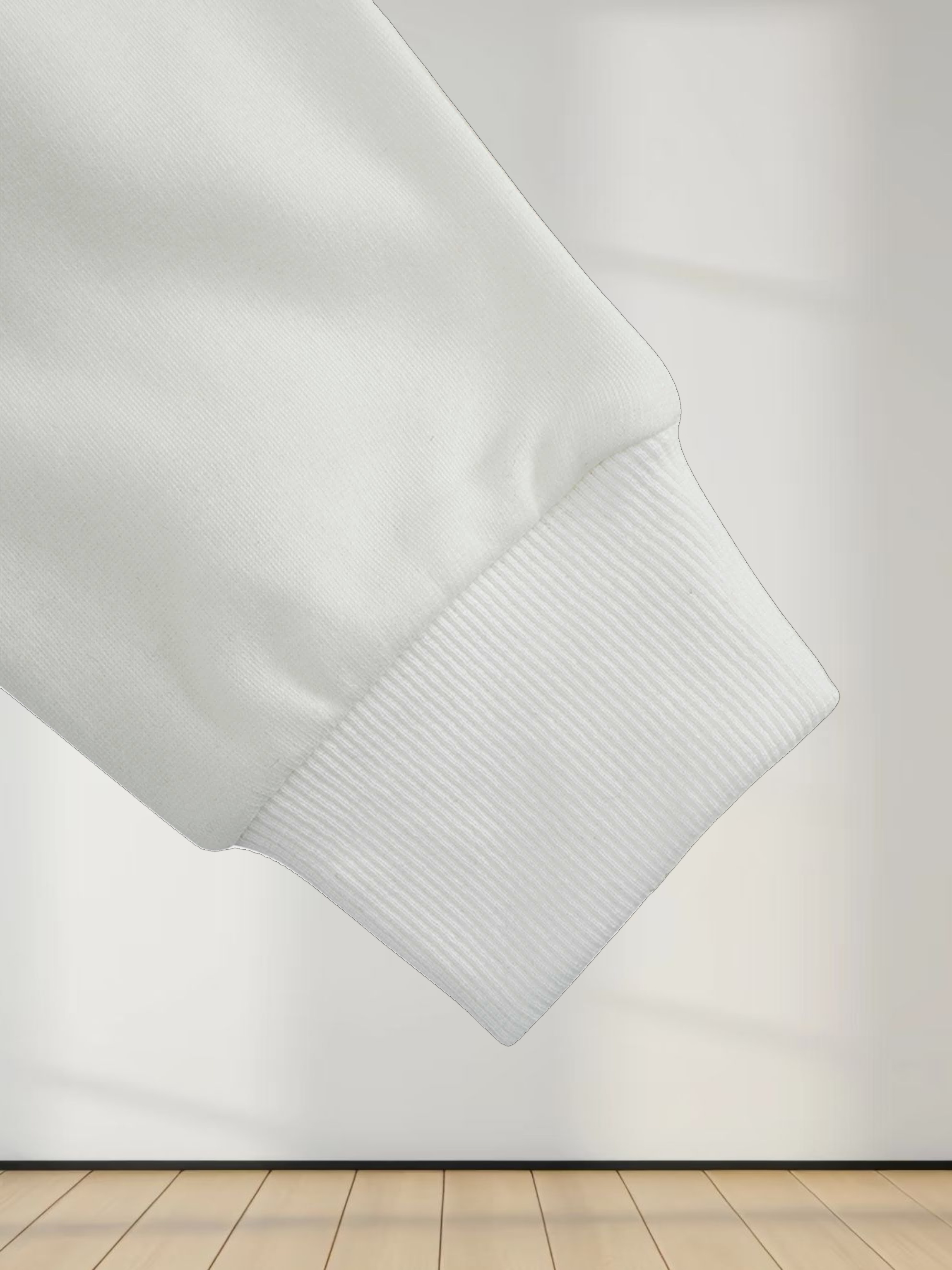 Embossed Crown Sweatshirt-Ivory